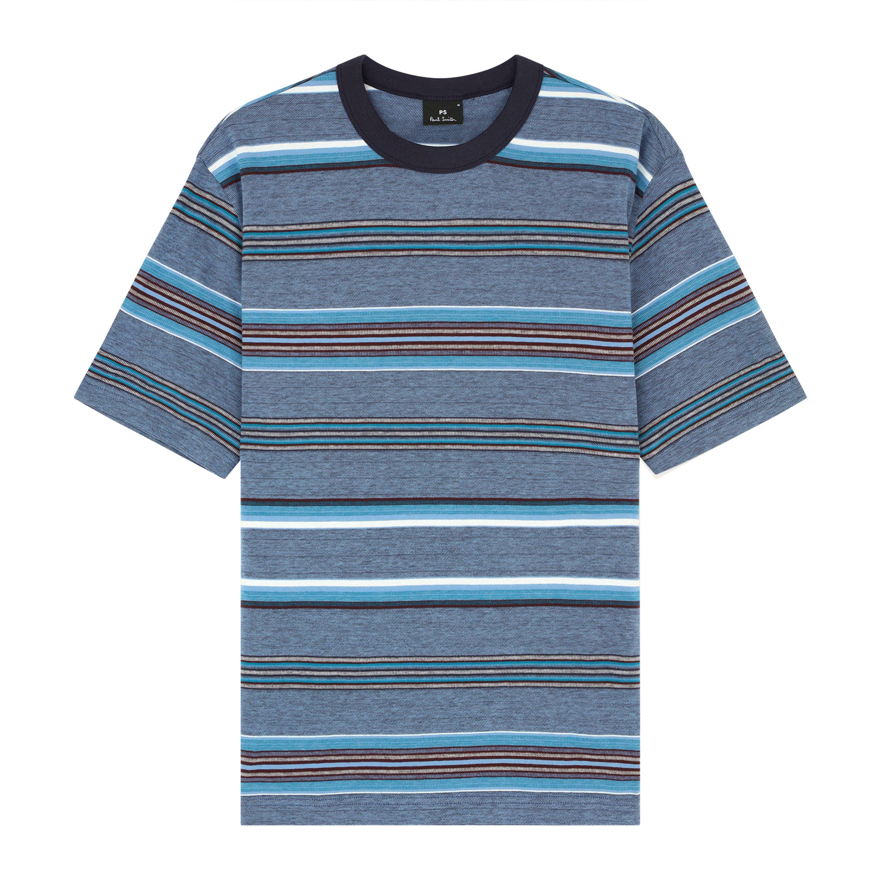 Blue 49 - PS Paul Smith - Striped T-Shirt - 7