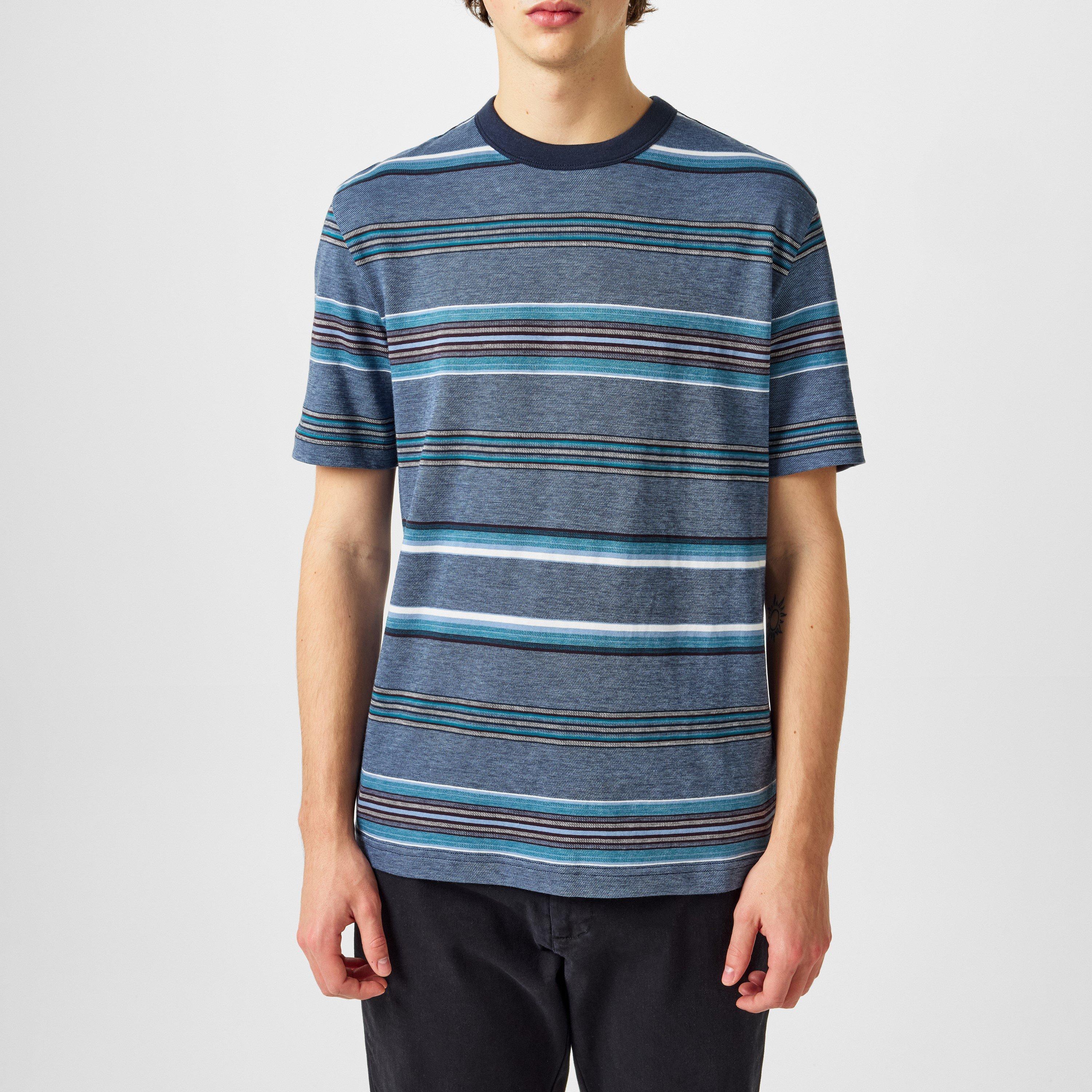 Blue 49 - PS Paul Smith - Striped T-Shirt - 3