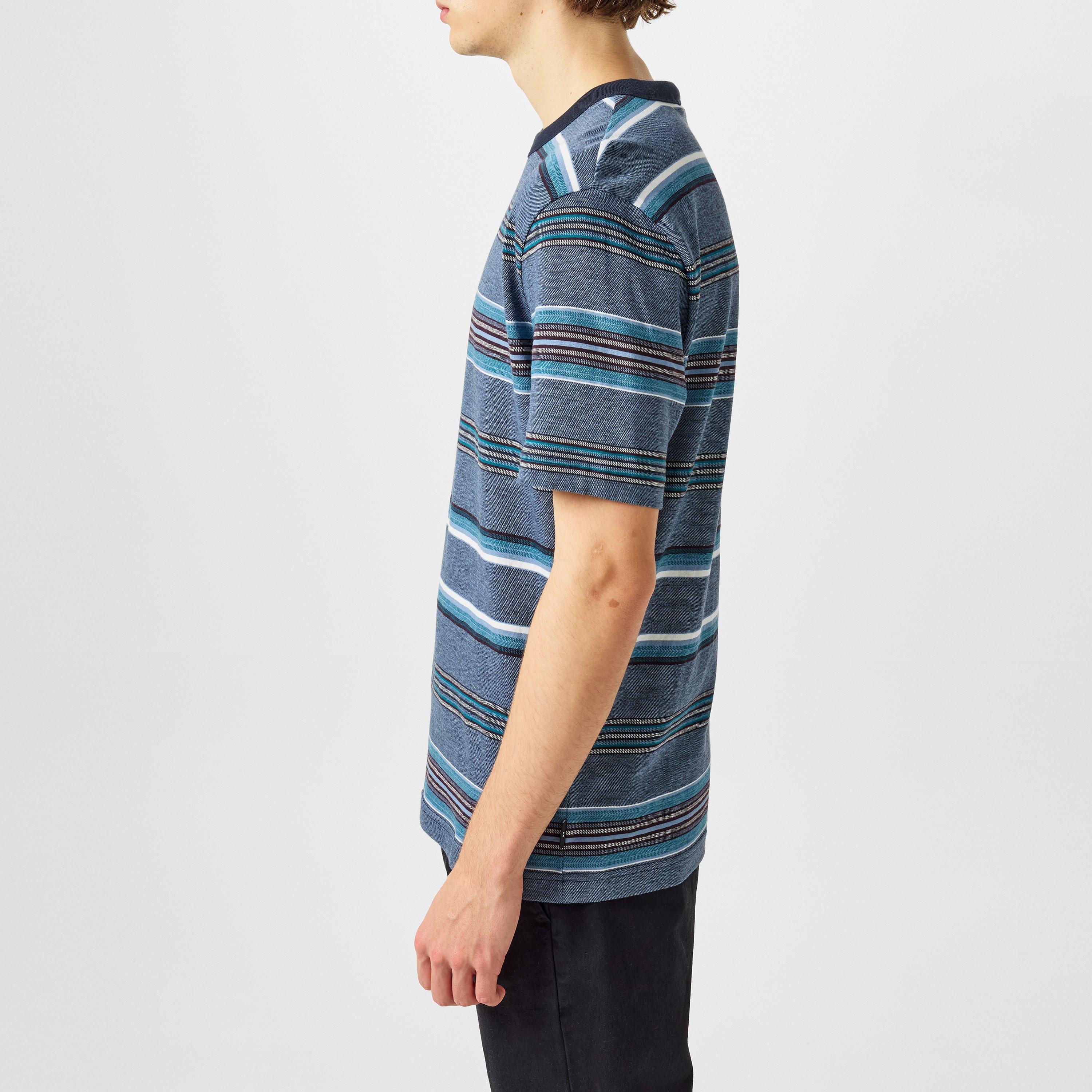 Blue 49 - PS Paul Smith - Striped T-Shirt - 5