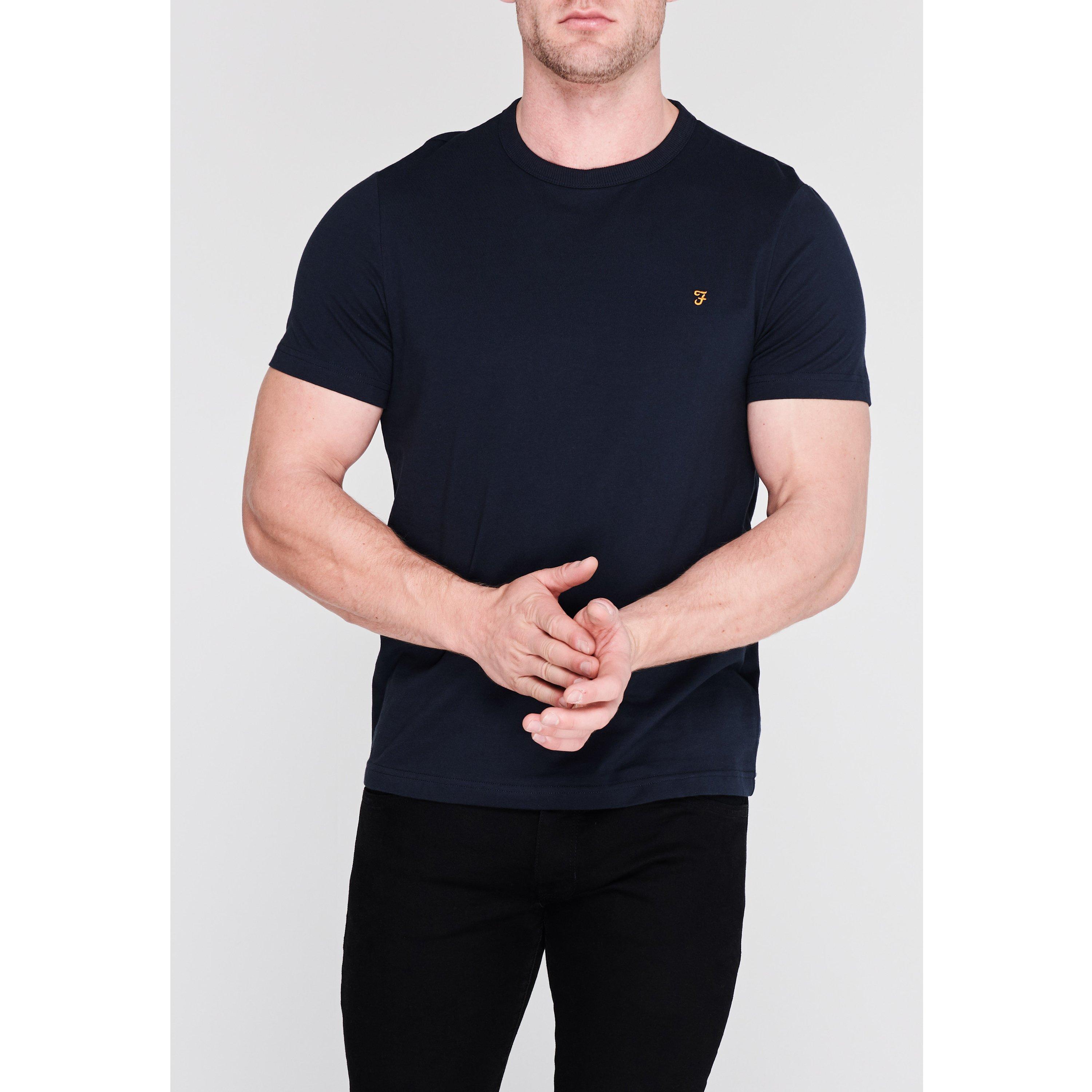 True Navy 412 - Farah - Denny Short Sleeve T Shirt - 2