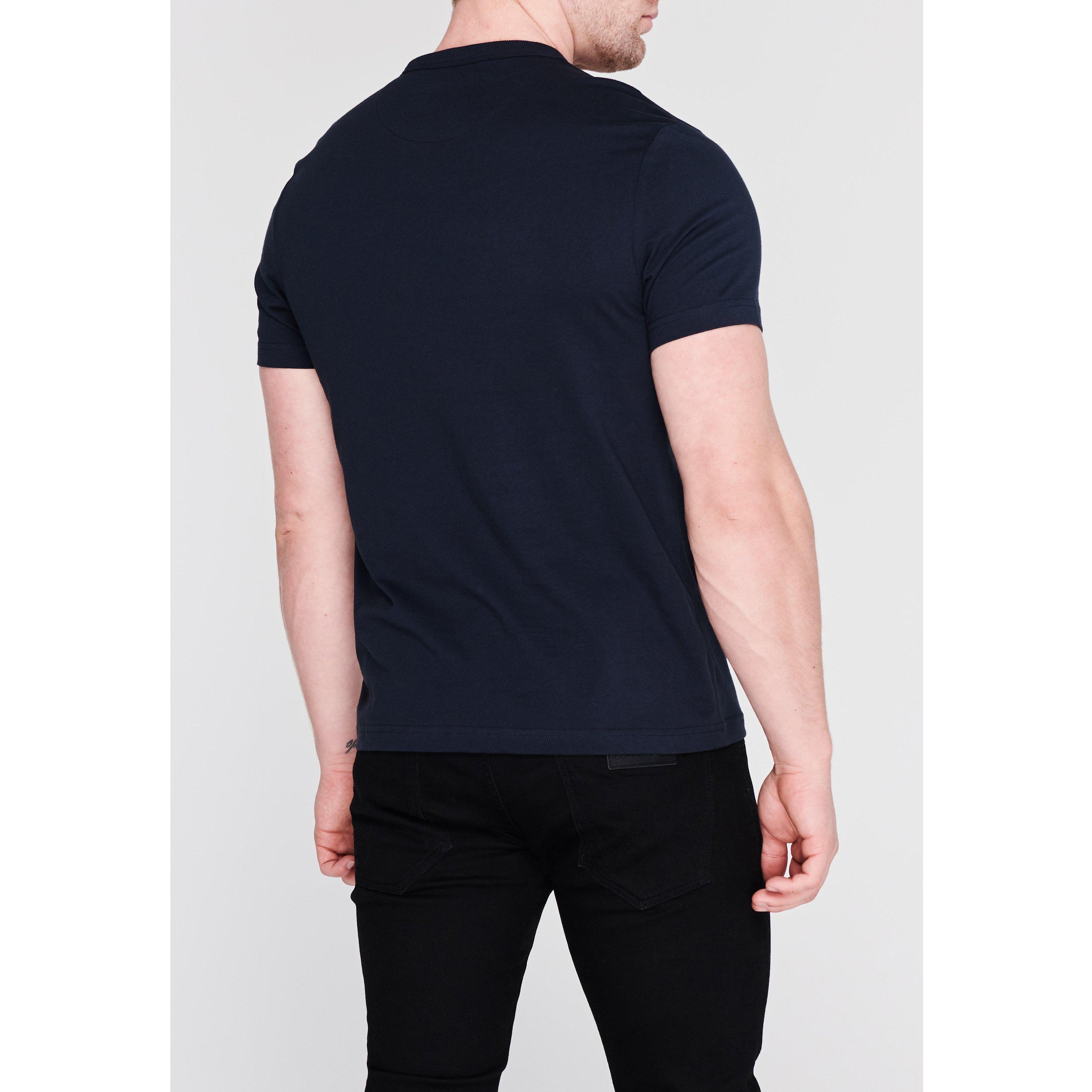 True Navy 412 - Farah - Denny Short Sleeve T Shirt - 3