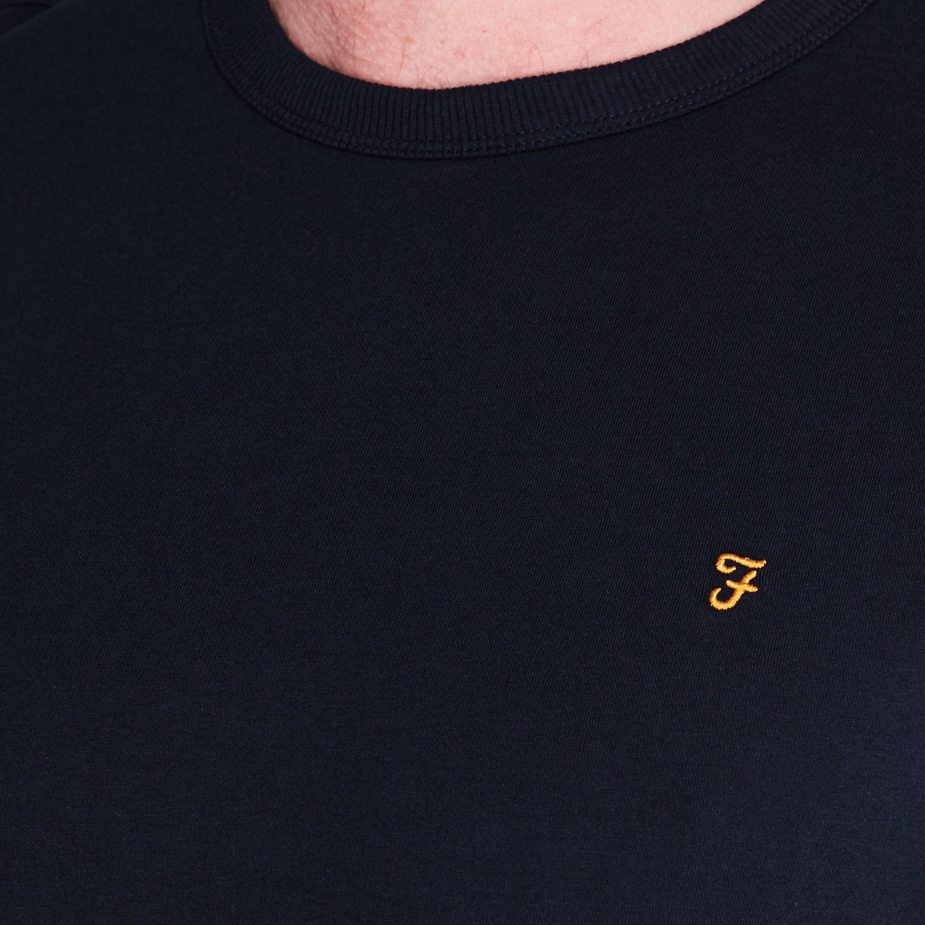 True Navy 412 - Farah - Denny Short Sleeve T Shirt - 4