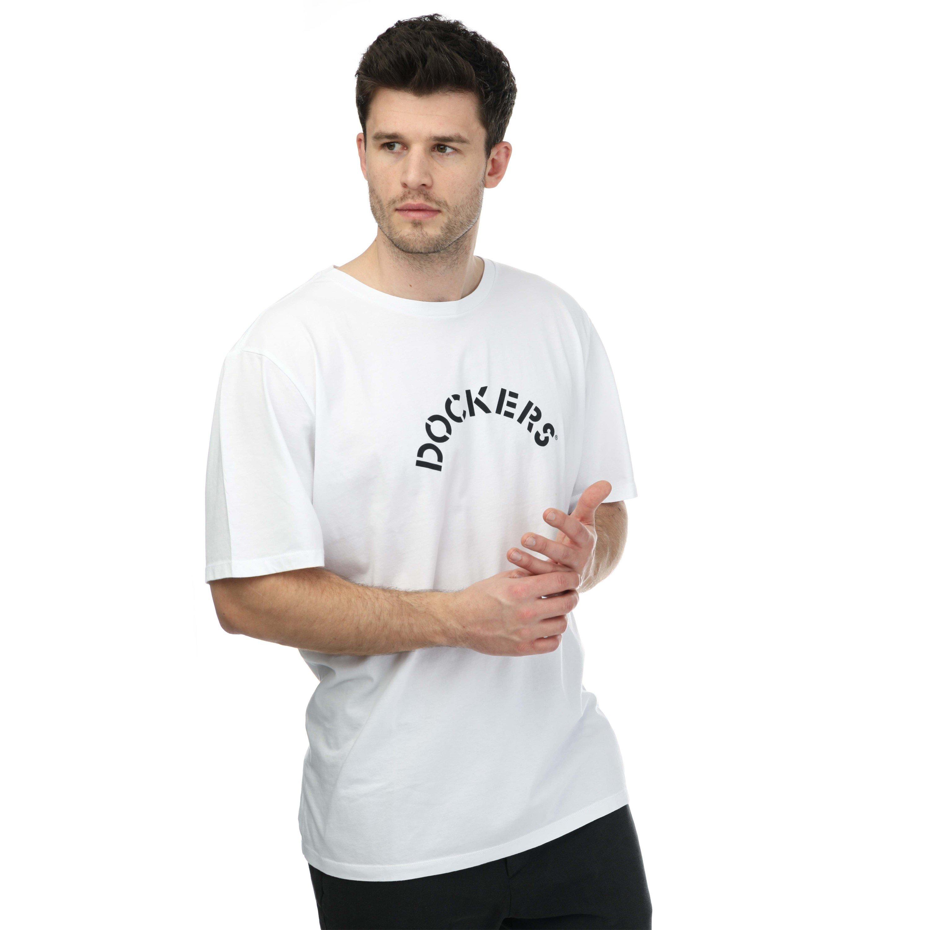 DOCKERS | Men's Graphic Logo Regular Fit T-Shirt | Regular Fit T-Shirts ...