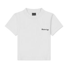 Balenciaga Logo T Shirt Juniors