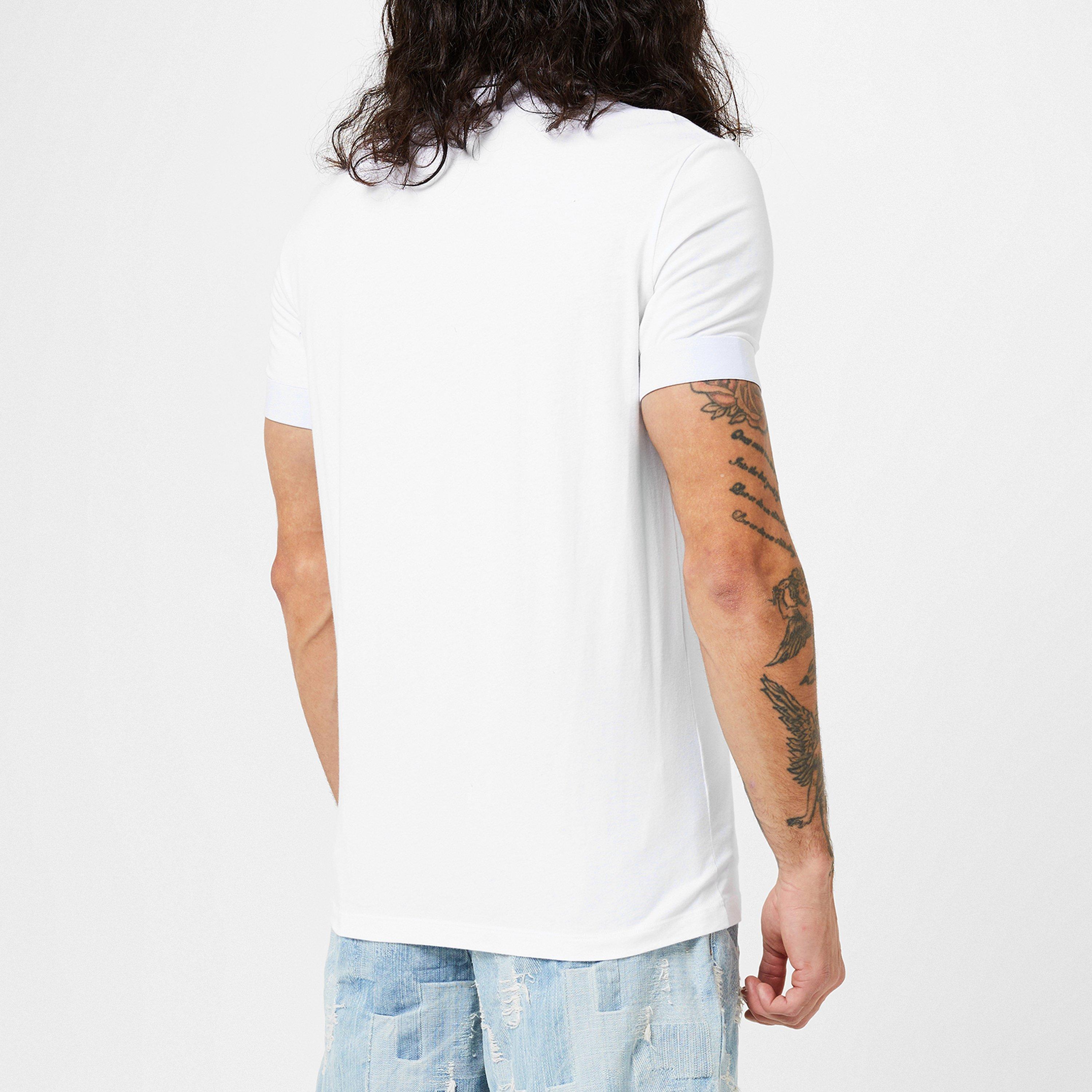 White - DSquared2 - Basic Band T-Shirt - 4