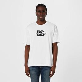 Dolce and Gabbana Logo Print Cotton T-Shirt