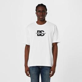 Dolce and Gabbana Logo Print Cotton T Shirt