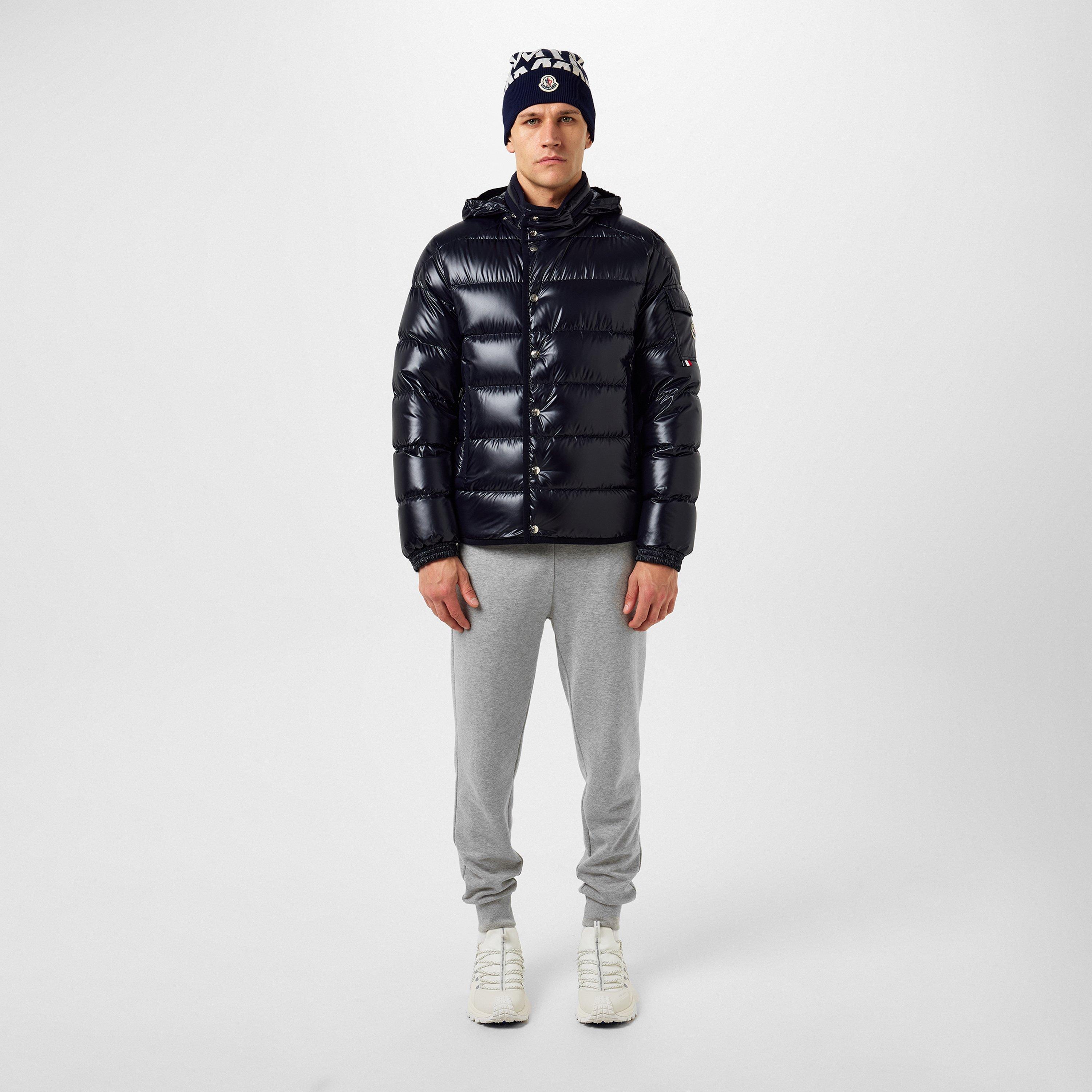 Navy 778 - Moncler - Men's Gourette Goose Down Concealed Hood Short Puffer Jacket - 4