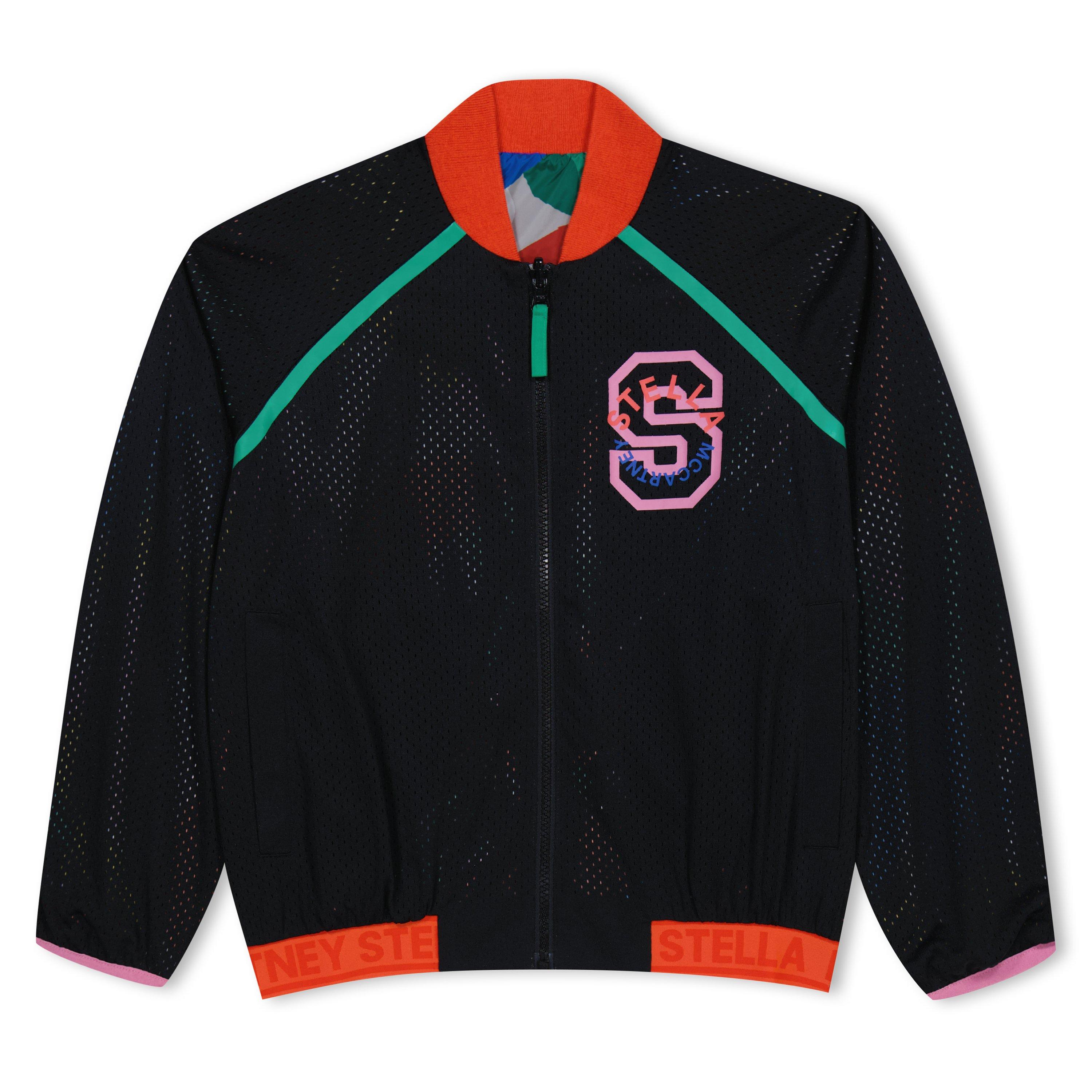 Black 930 - Stella McCartney - Kids'  Zipped Varsity Jacket - 3