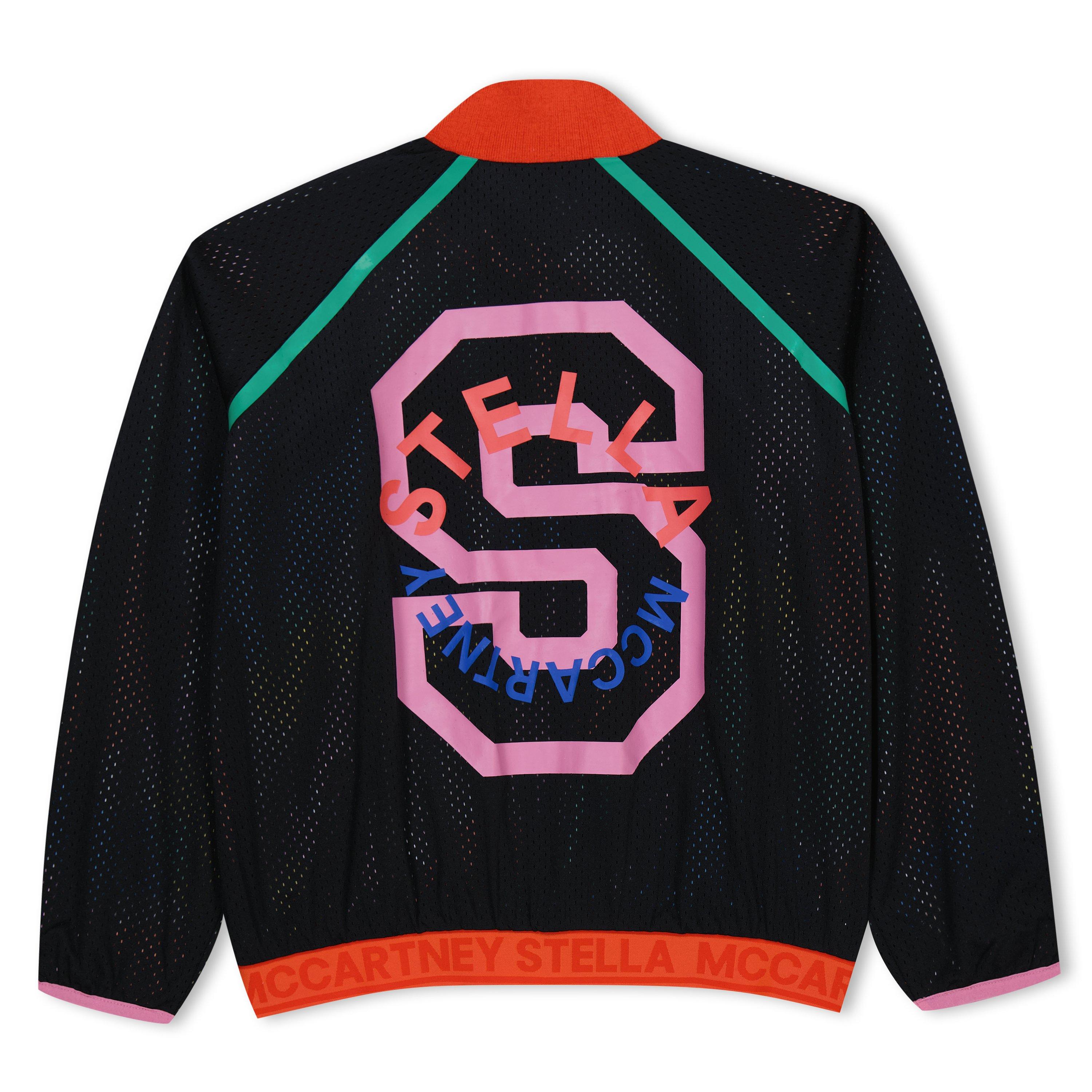 Black 930 - Stella McCartney - Kids'  Zipped Varsity Jacket - 4