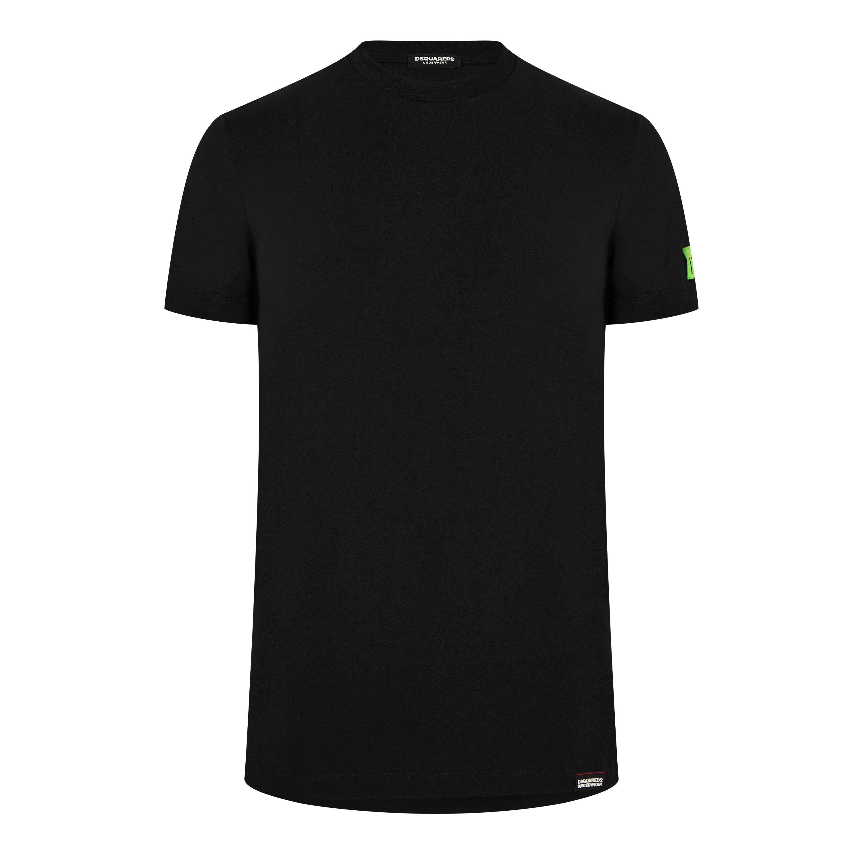 Black/Green 004 - DSquared2 - Men's Icon Collar Regular Fit T-Shirt - 1