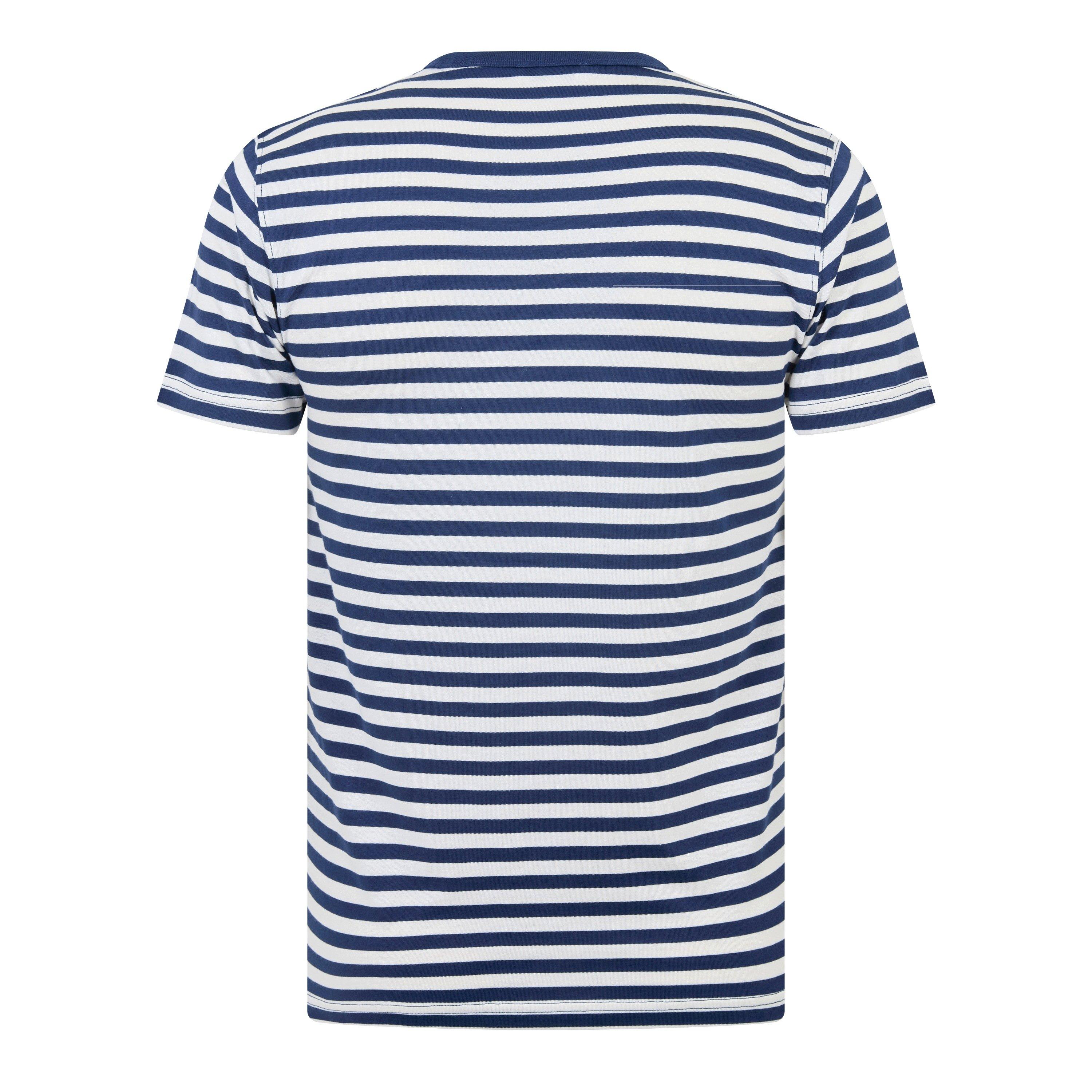 ★【Norse Projects】★NIELS CLASSIC STRIPE SHORT TSHIRT★ Norse Projects cotton t-shirt Niels Classic Stripe white