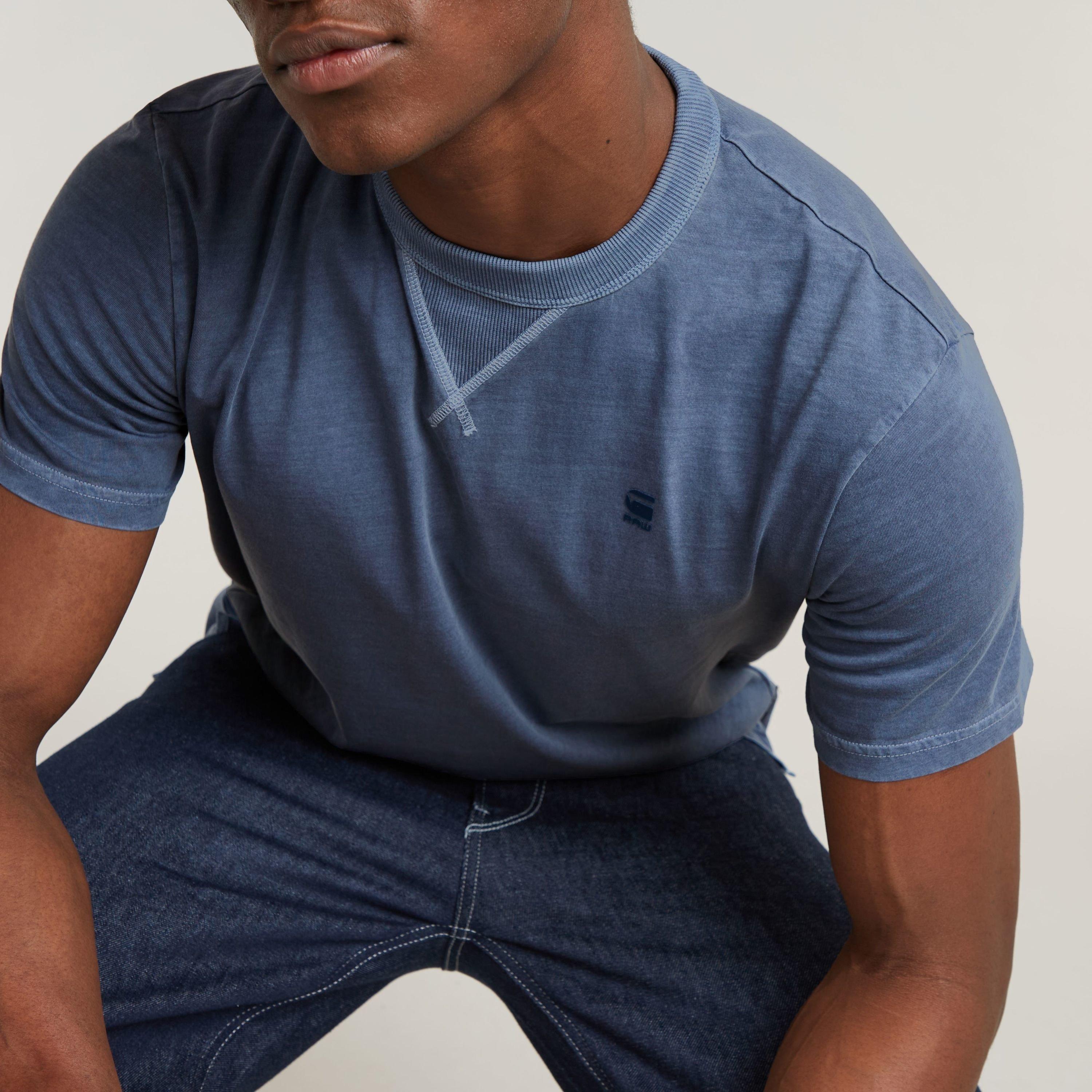 Morsko plava - G Star - Men's Nifous Regular Fit T-Shirt - 5