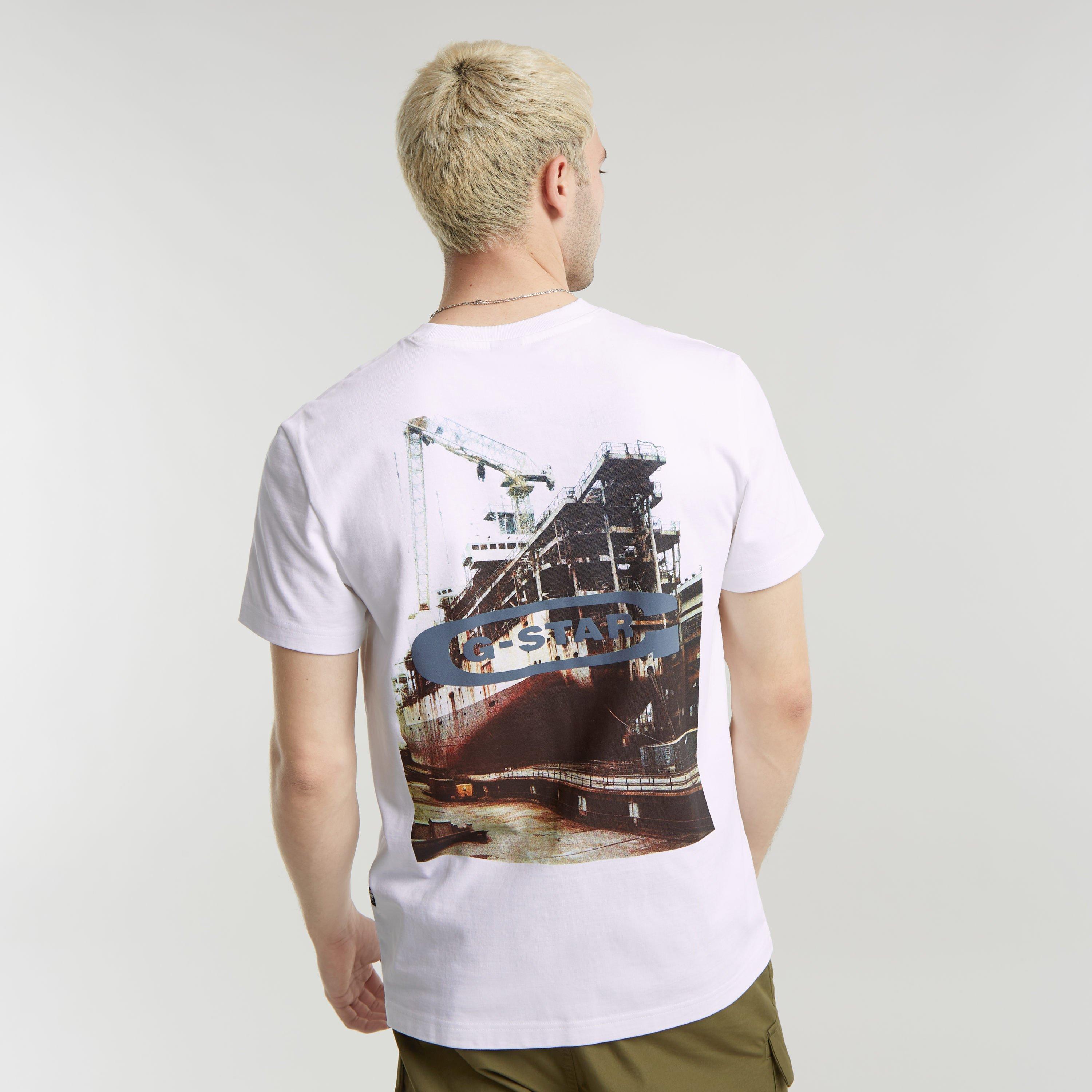 Scheepswerf - G Star - Men's Photo Print Regular Fit T-Shirt - 4