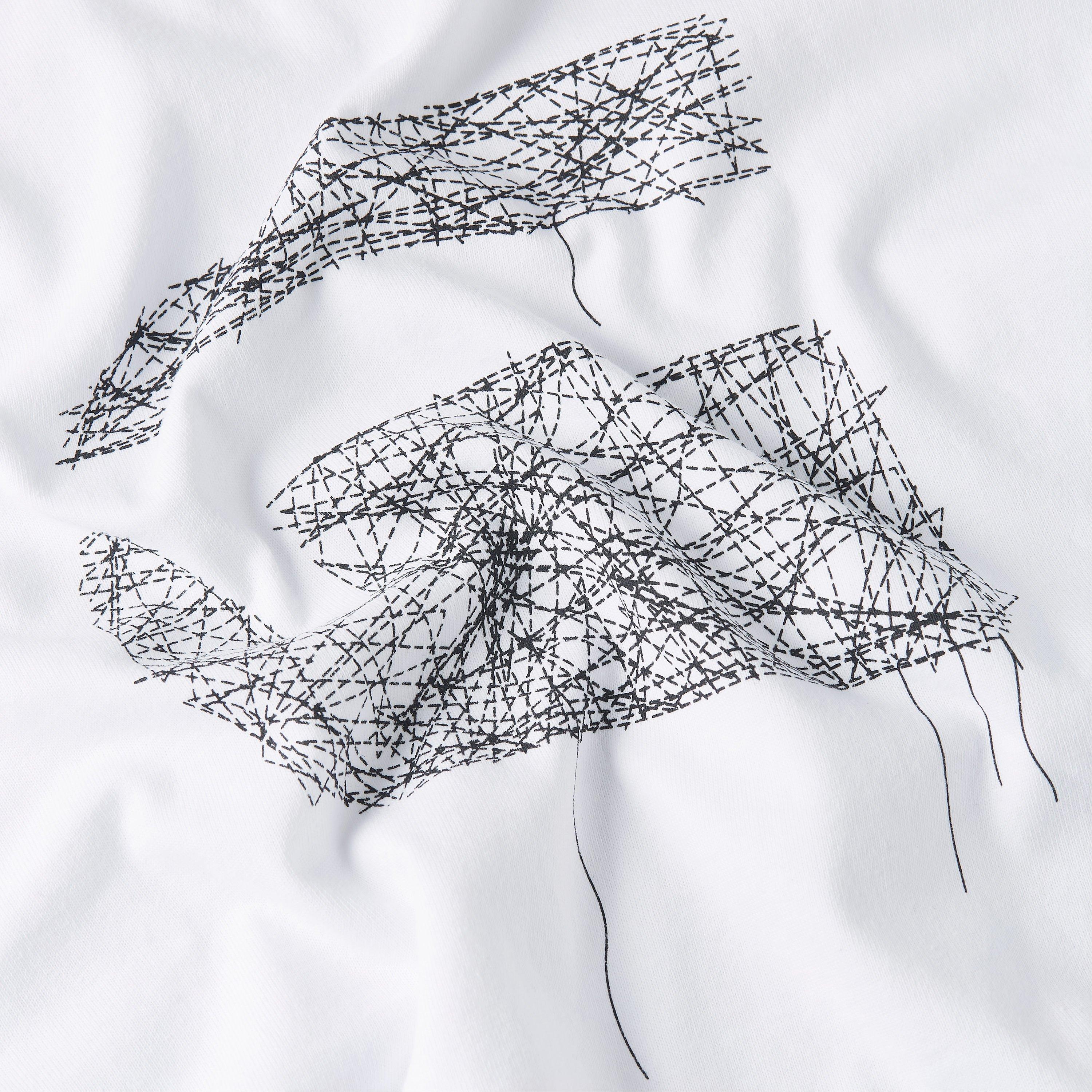 White - G Star - Men's Stitch Burger Regular Fit T-Shirt - 7