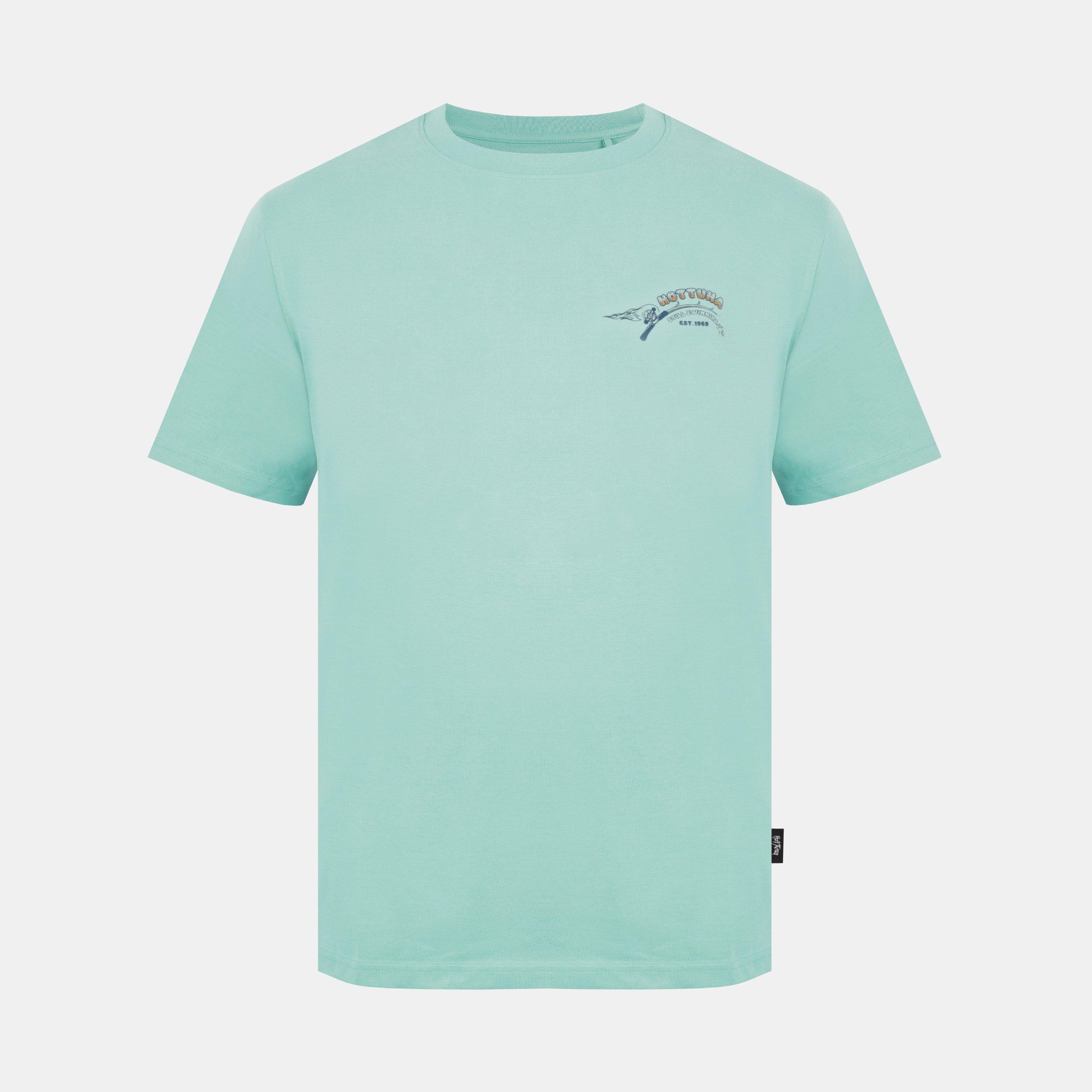 Hot Tuna Men's Crew T Shirt - Mint - Large