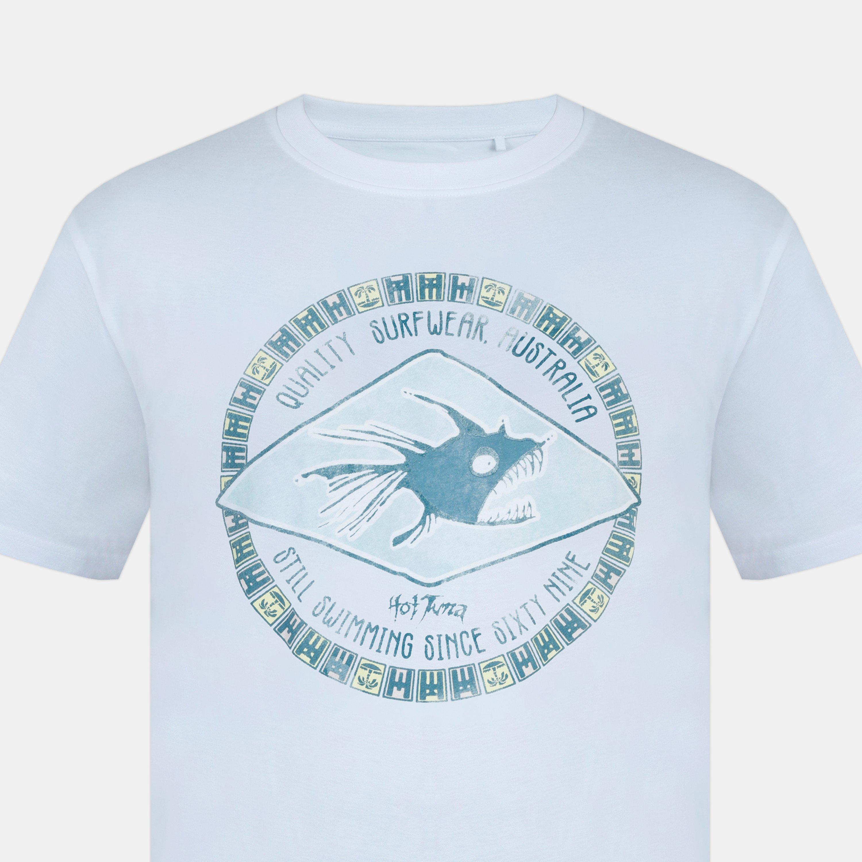 Weißes Kreis-Logo - Hot Tuna - Crew T Shirt Mens - 5