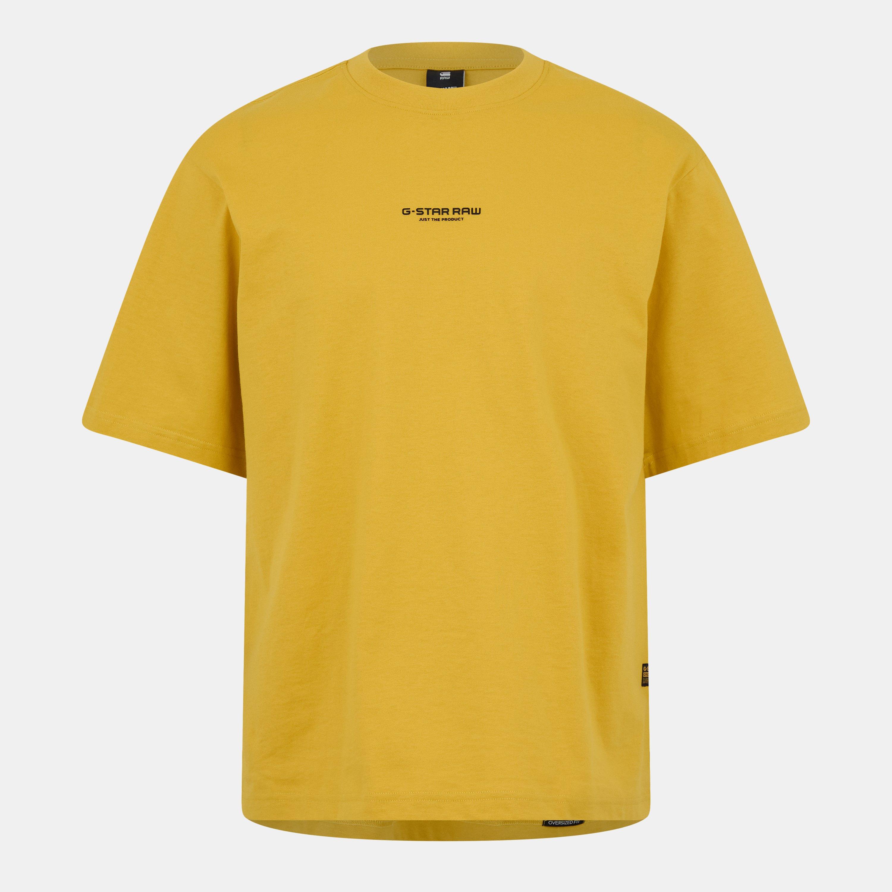 G Star Men's Logo T-Shirt - Dk Lemon - Small