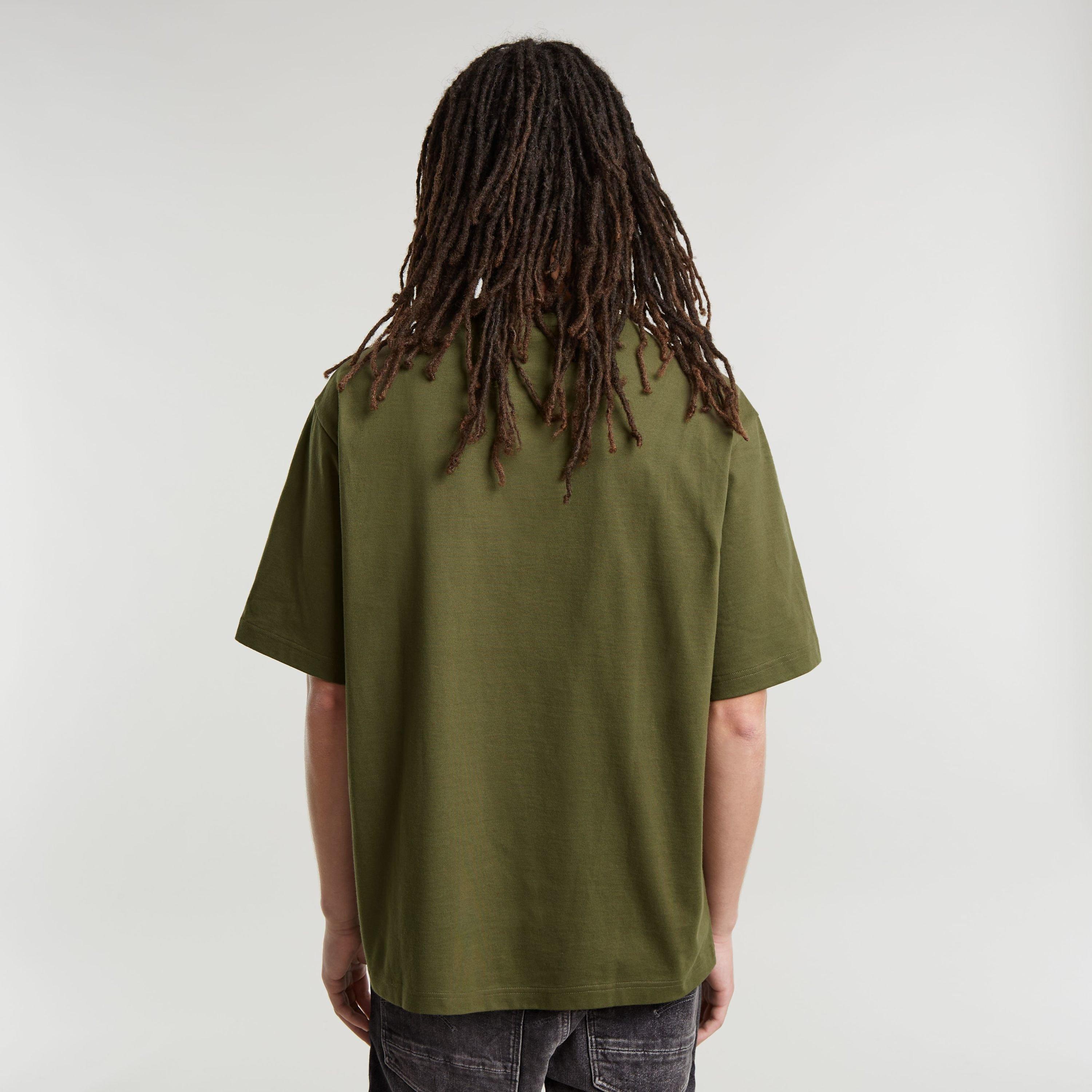 Azeitona - G Star - Logo T-Shirt - 2