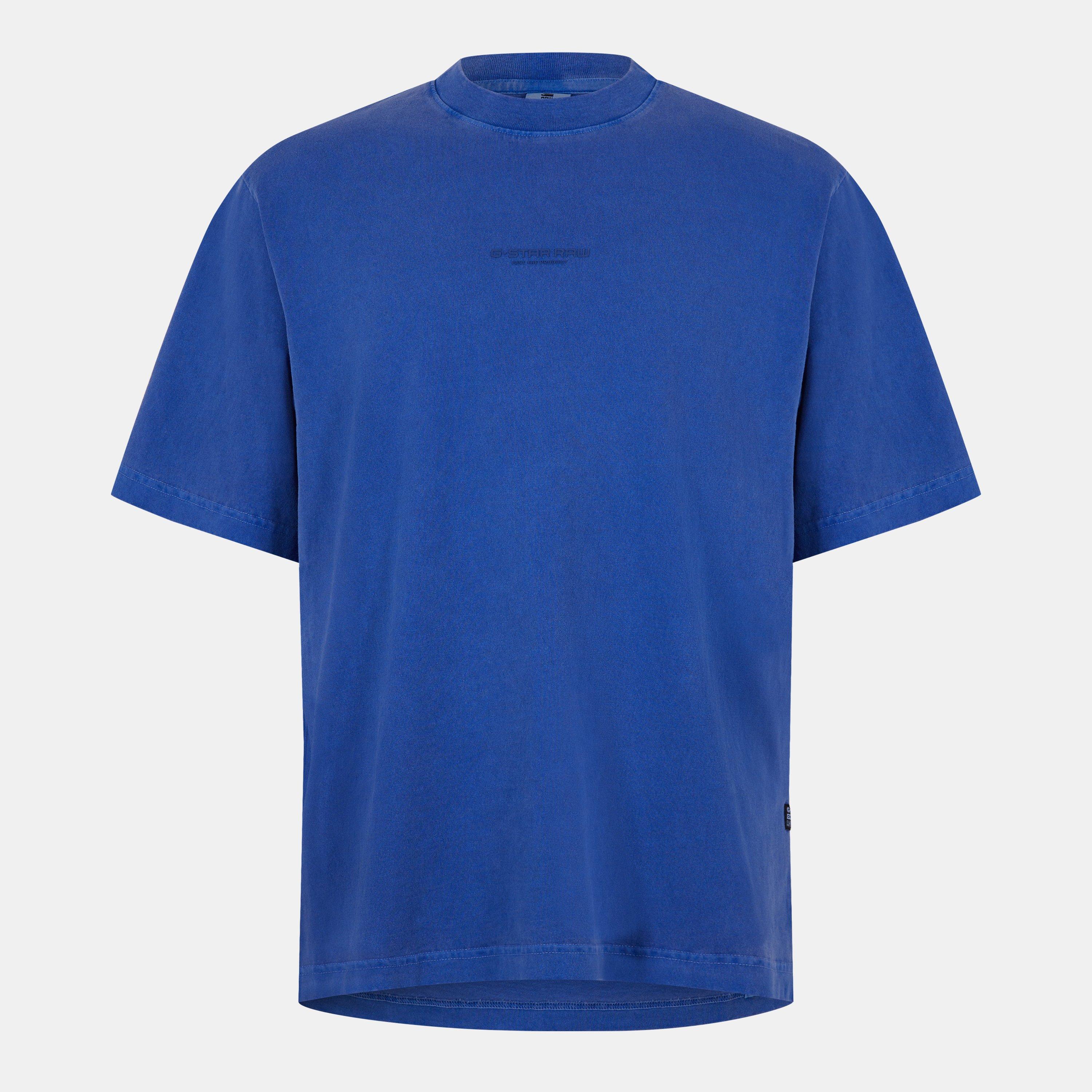 G Star Men's Logo T-Shirt - Radar Blue - Medium