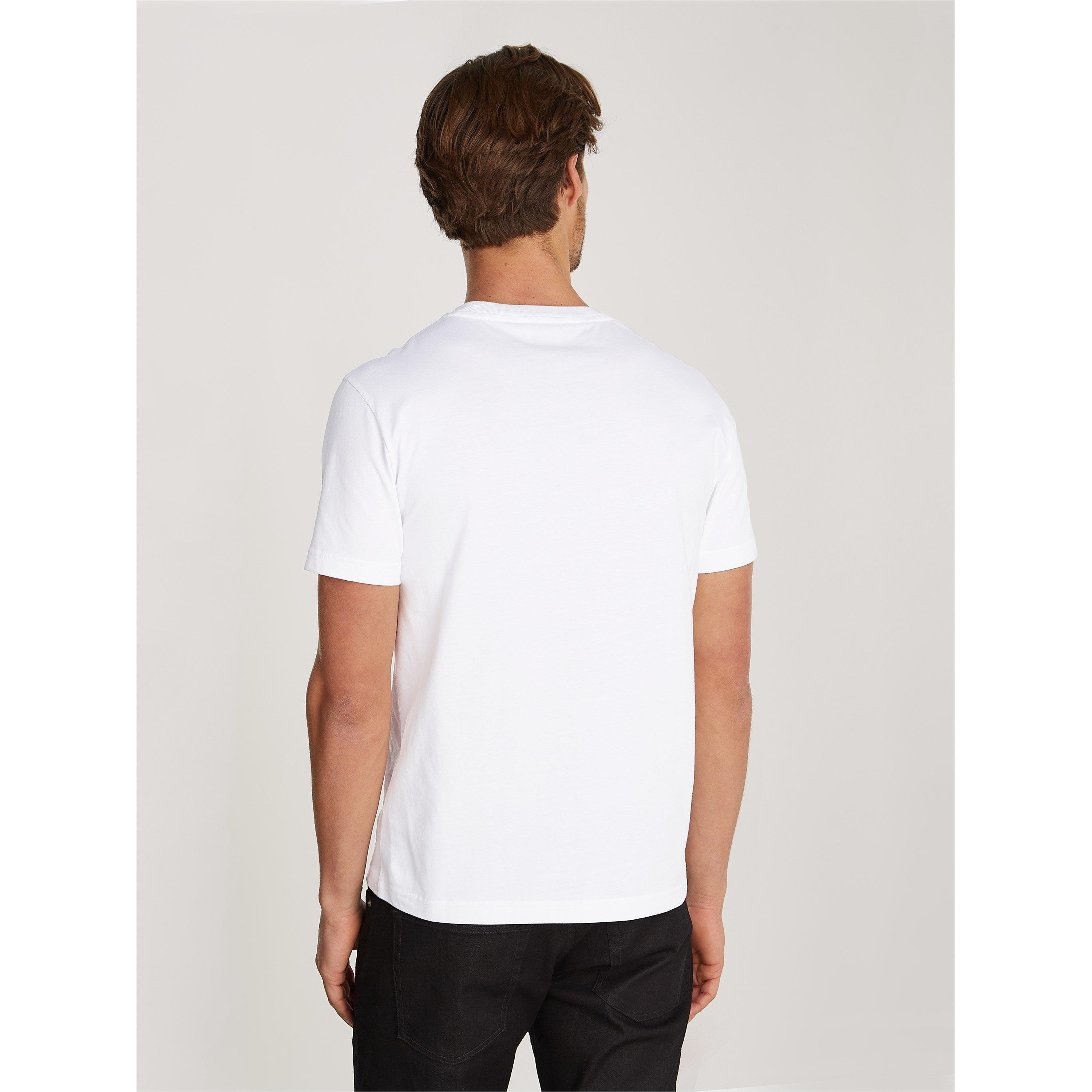 Bright White - Calvin Klein - RAISED LINE LOGO T-SHIRT - 2
