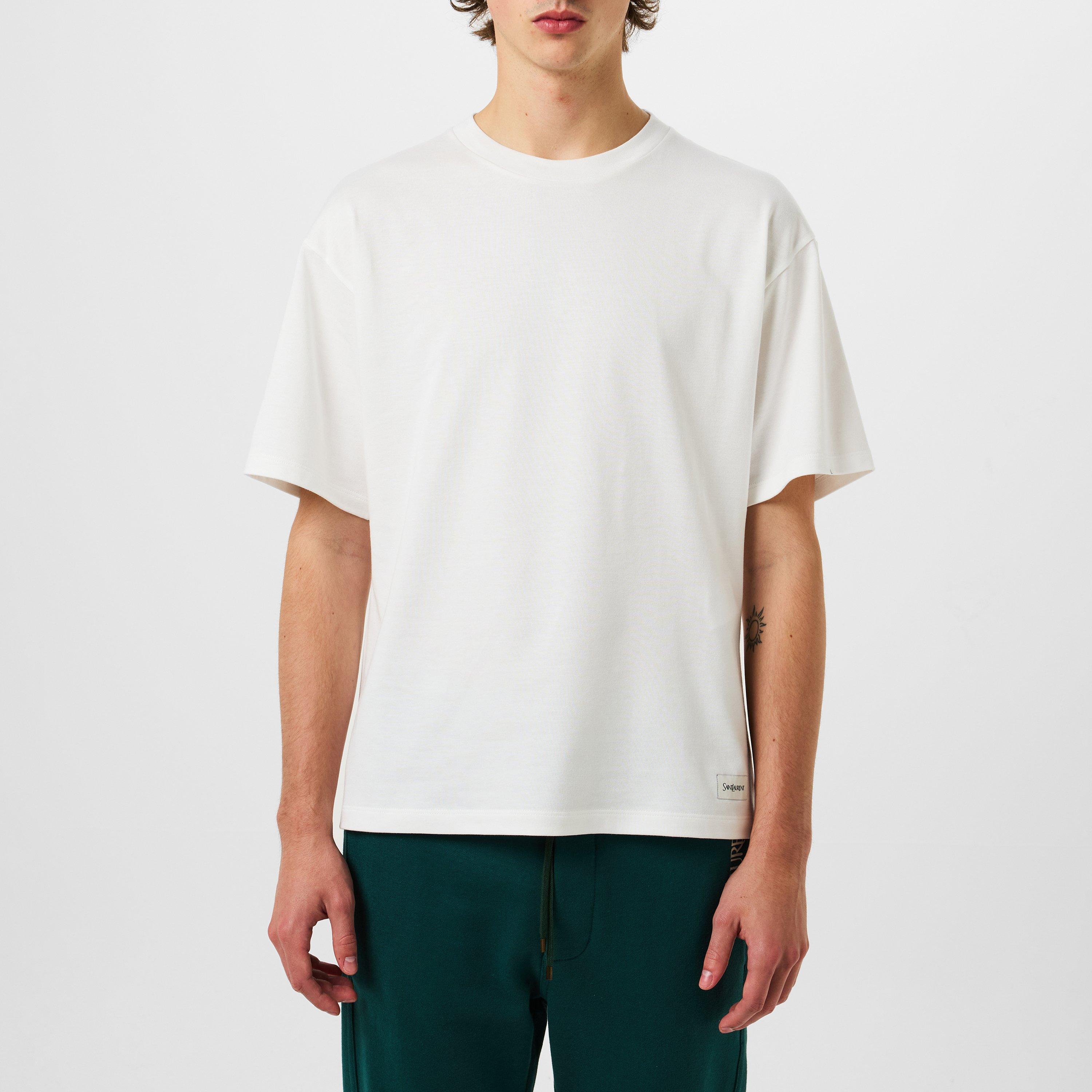 Saint Laurent Tab Logo T-Shirt