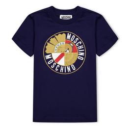 Moschino Medal Logo T-Shirt Juniors