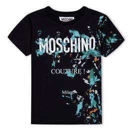 Moschino Painted Effect T Shirt Juniors