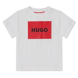 Hugo Logo Square T Shirt Junior