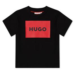 Hugo Logo Square T Shirt Junior