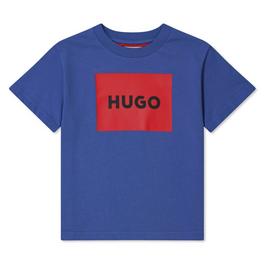 Hugo Logo Square T Shirt Junior