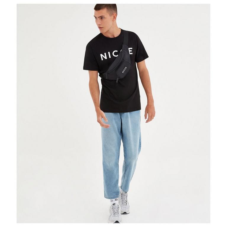 Noir - Nicce - The North Face Essential sweatshirt in white Exclusive at ASOS - 4