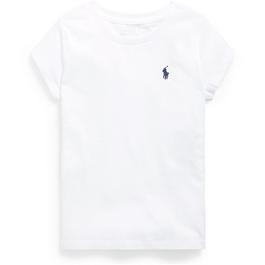 Polo Ralph Lauren Cotton Jersey Crewneck T-Shirt Girls