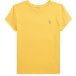 Polo Ralph Lauren Cotton Jersey Crewneck T Shirt Girls