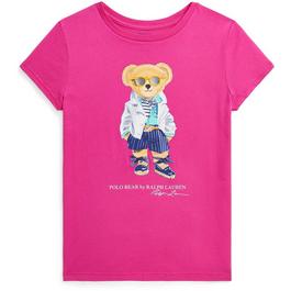 Polo Ralph Lauren Bear Cotton Jersey T Shirt Juniors