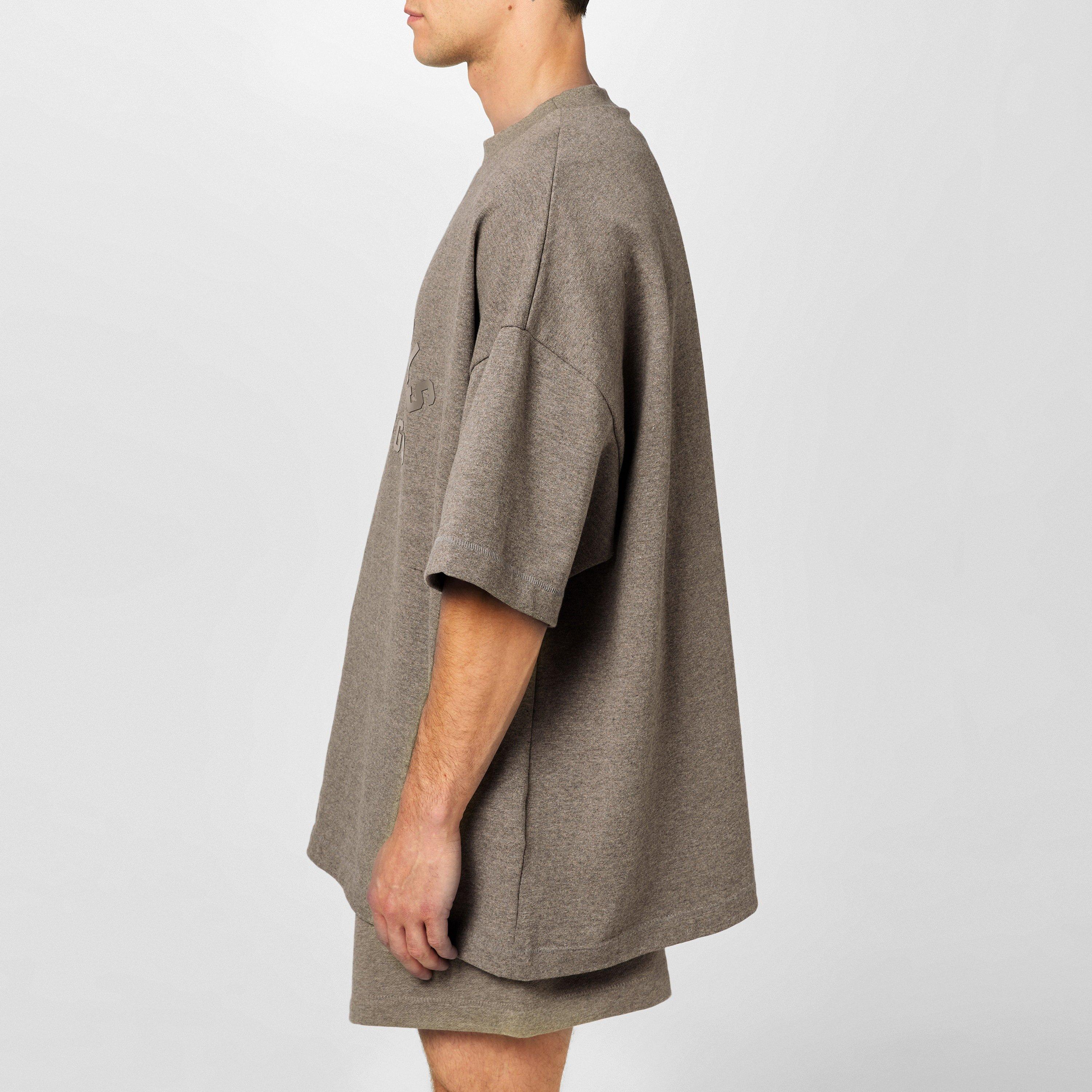 T-shirt Fear Of God Gris Homme – Coupe Décontractée, Manches Courtes Taille M