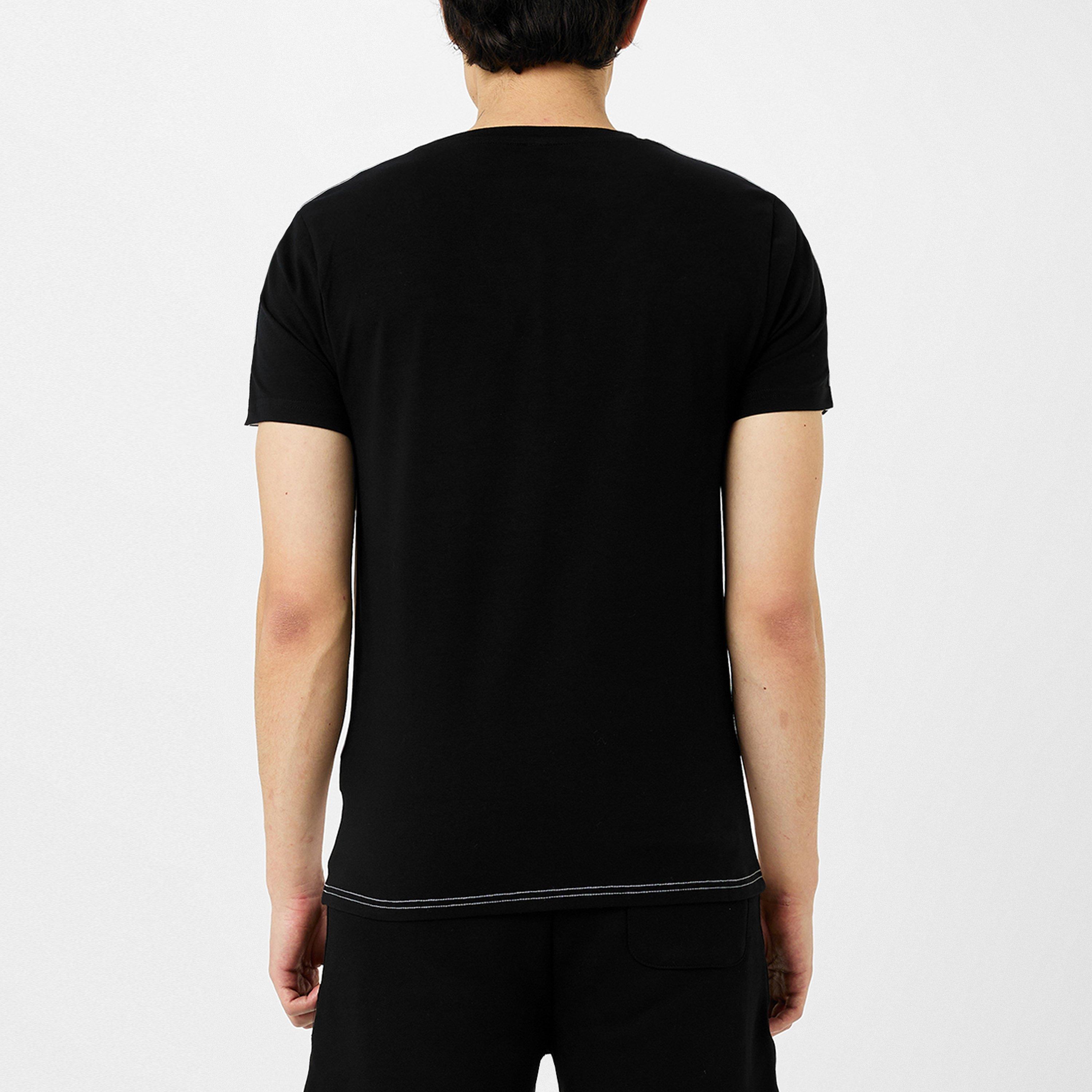 White - Moschino - Tape Sleeve T Shirt - 3