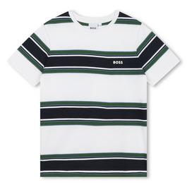 Boss Striped T-Shirt Junior