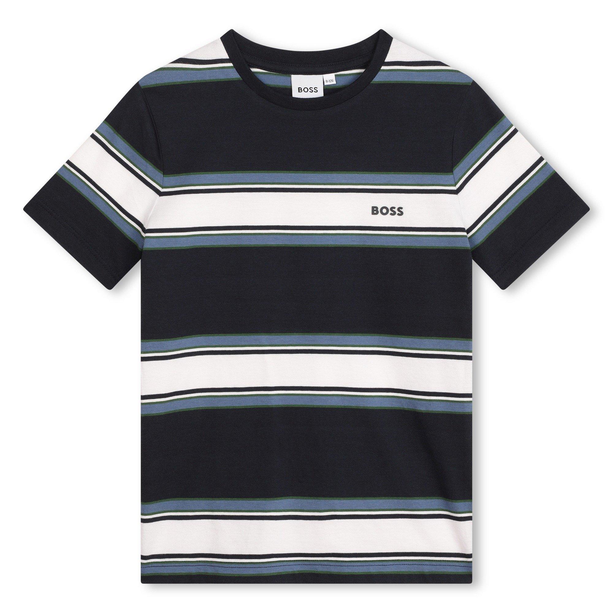 Boss | Striped T-Shirt Junior | Regular Fit T-Shirts