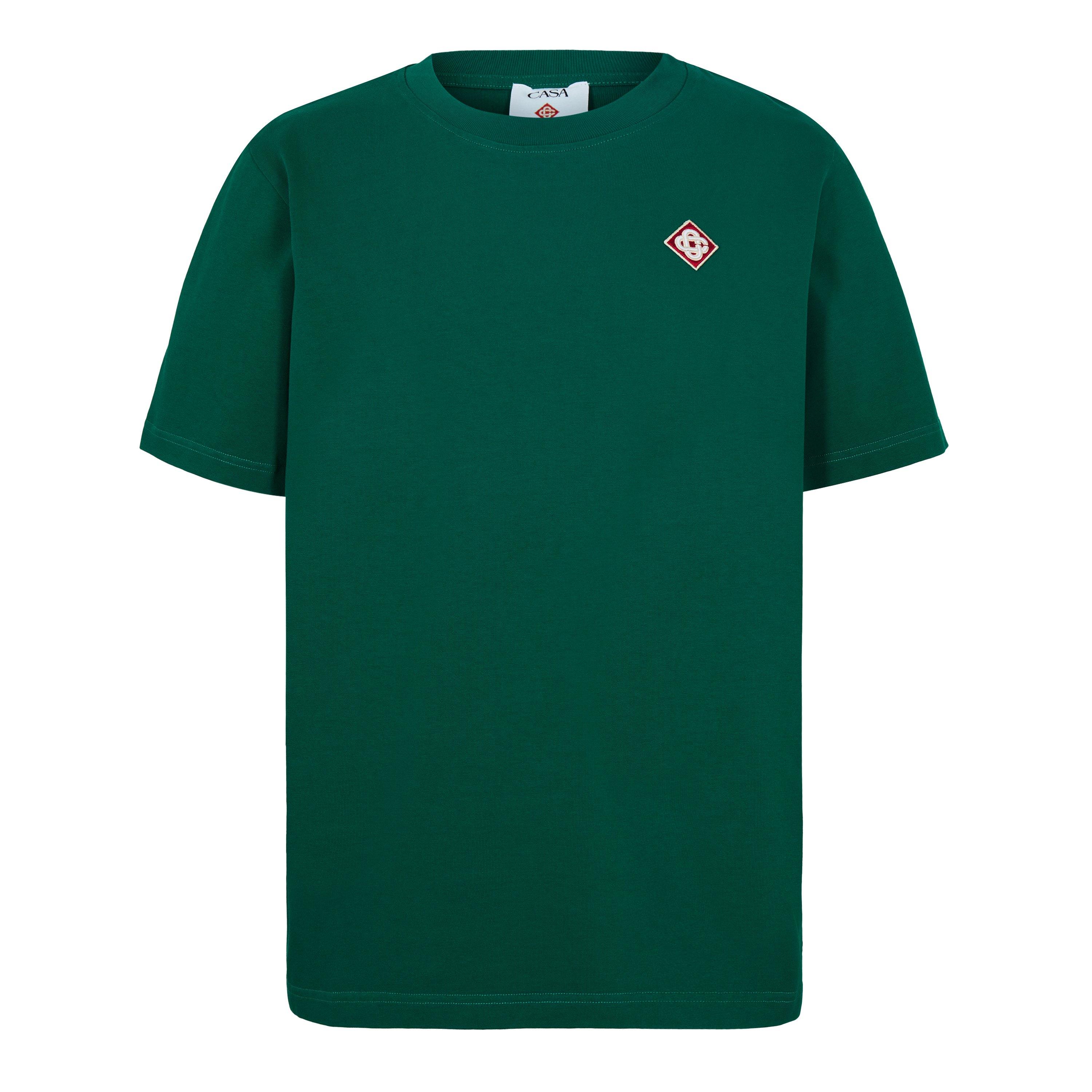 Casablanca Men's Classic Logo T-Shirt - Green - Size 2X Large