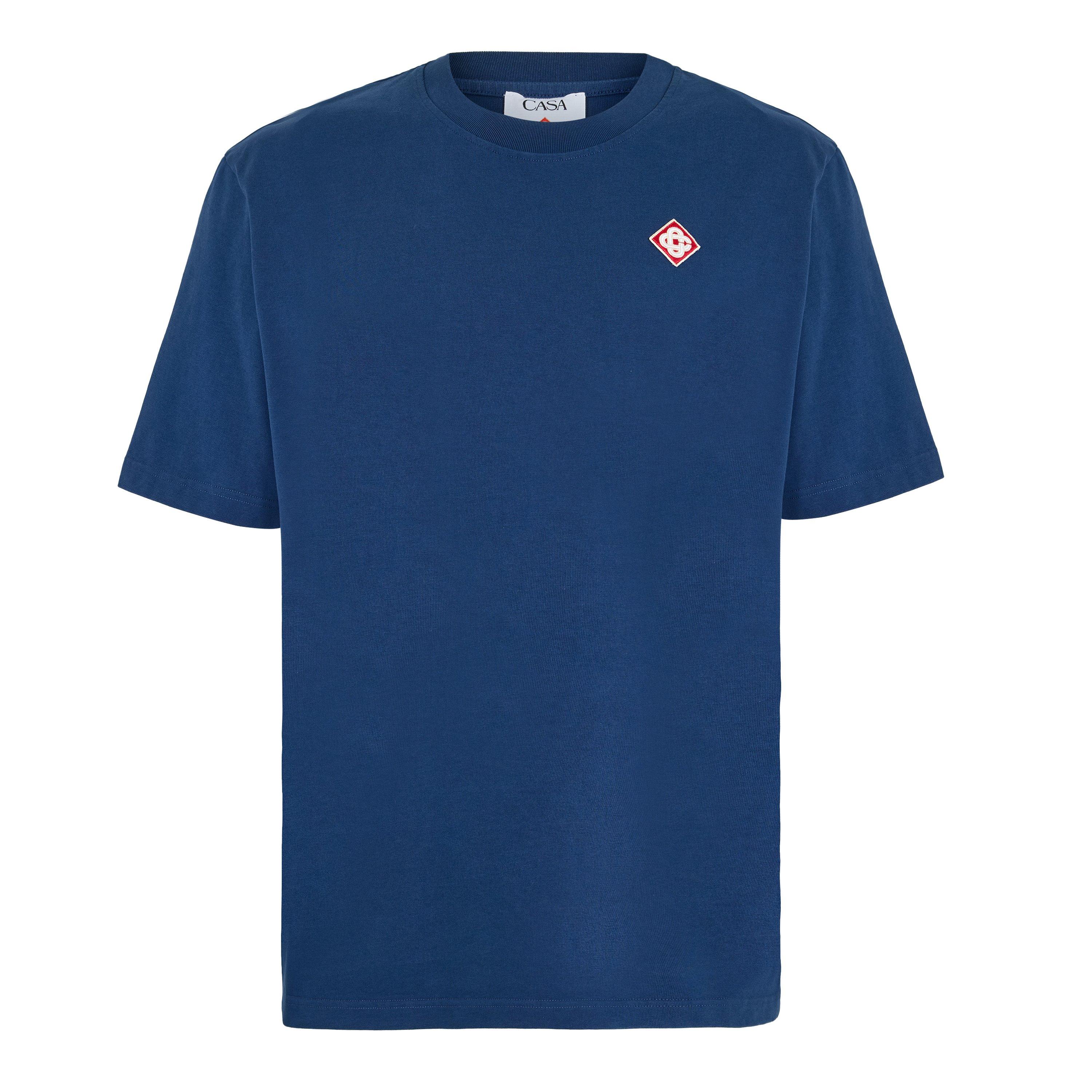 Casablanca Men's Classic Logo T-Shirt - Navy - Large