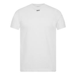 Off White Slim Logo T Shirt