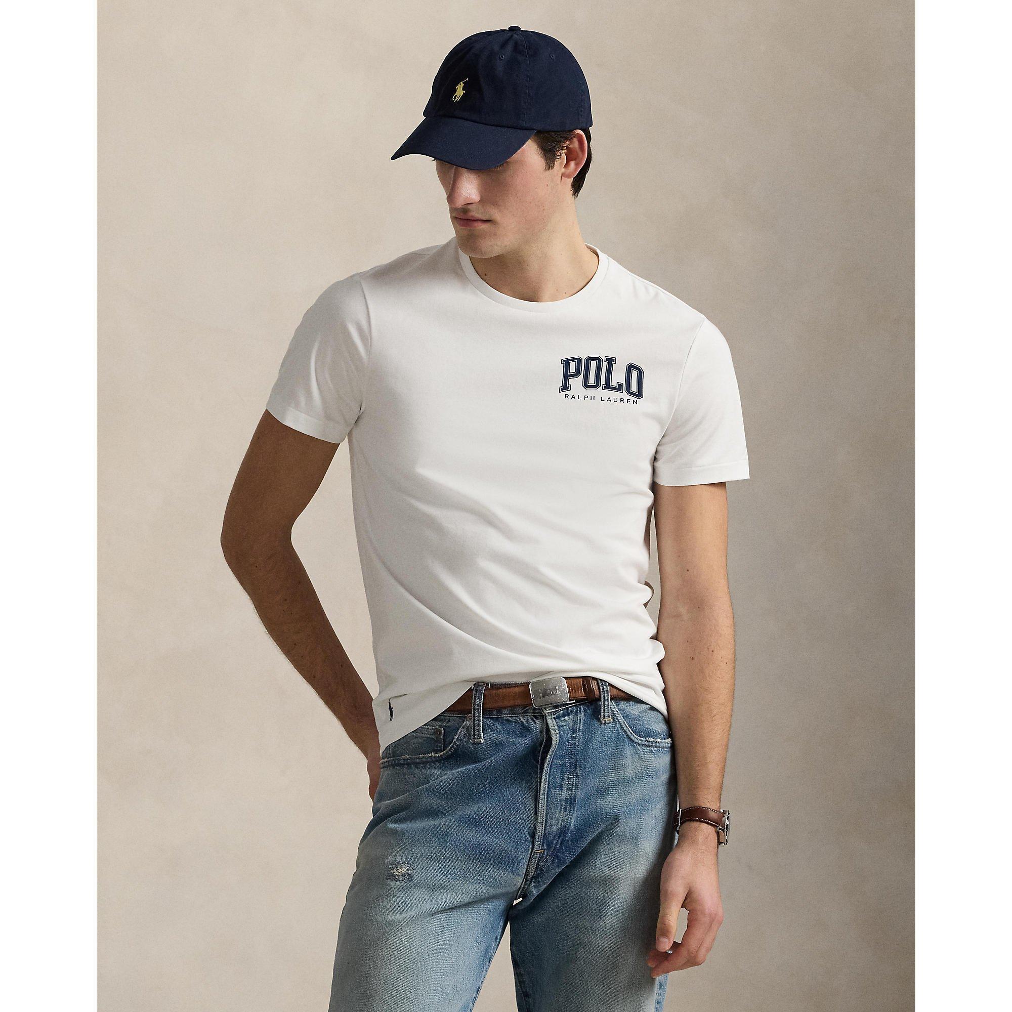 White - Polo Ralph Lauren - Custom Slim Fit Logo T-Shirt - 2