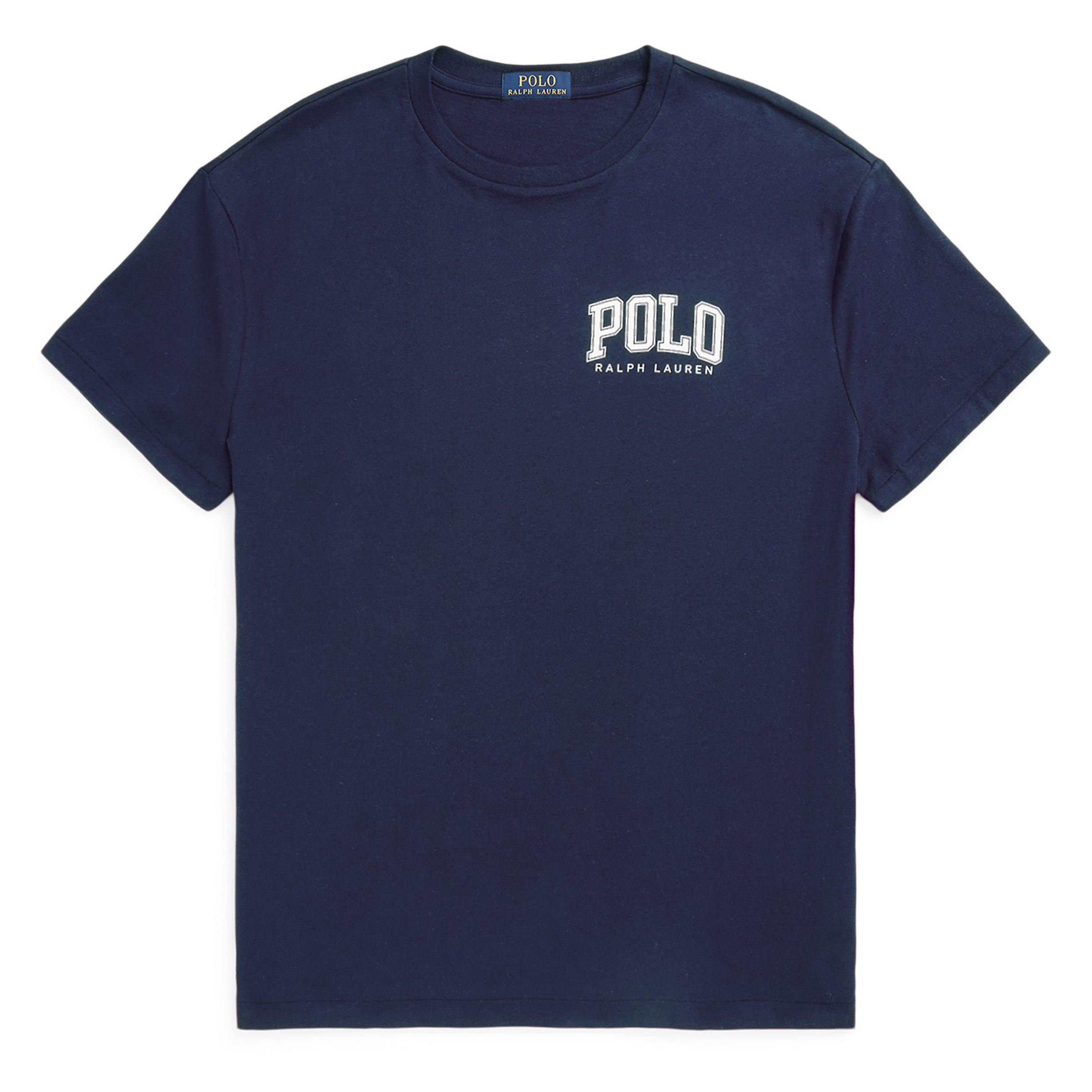 Navy - Polo Ralph Lauren - Custom Slim Fit Logo T-Shirt - 1