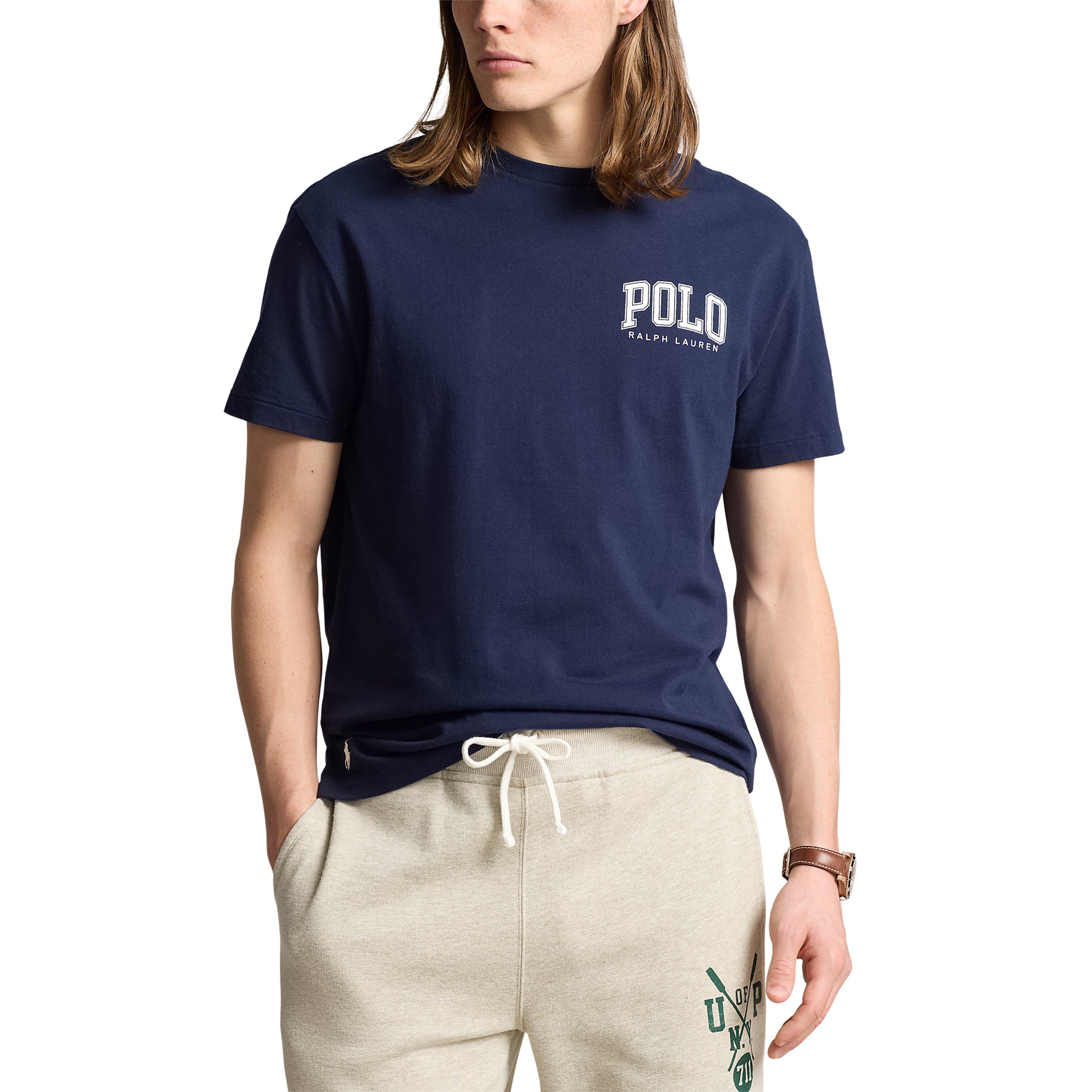 Navy - Polo Ralph Lauren - Custom Slim Fit Logo T-Shirt - 2