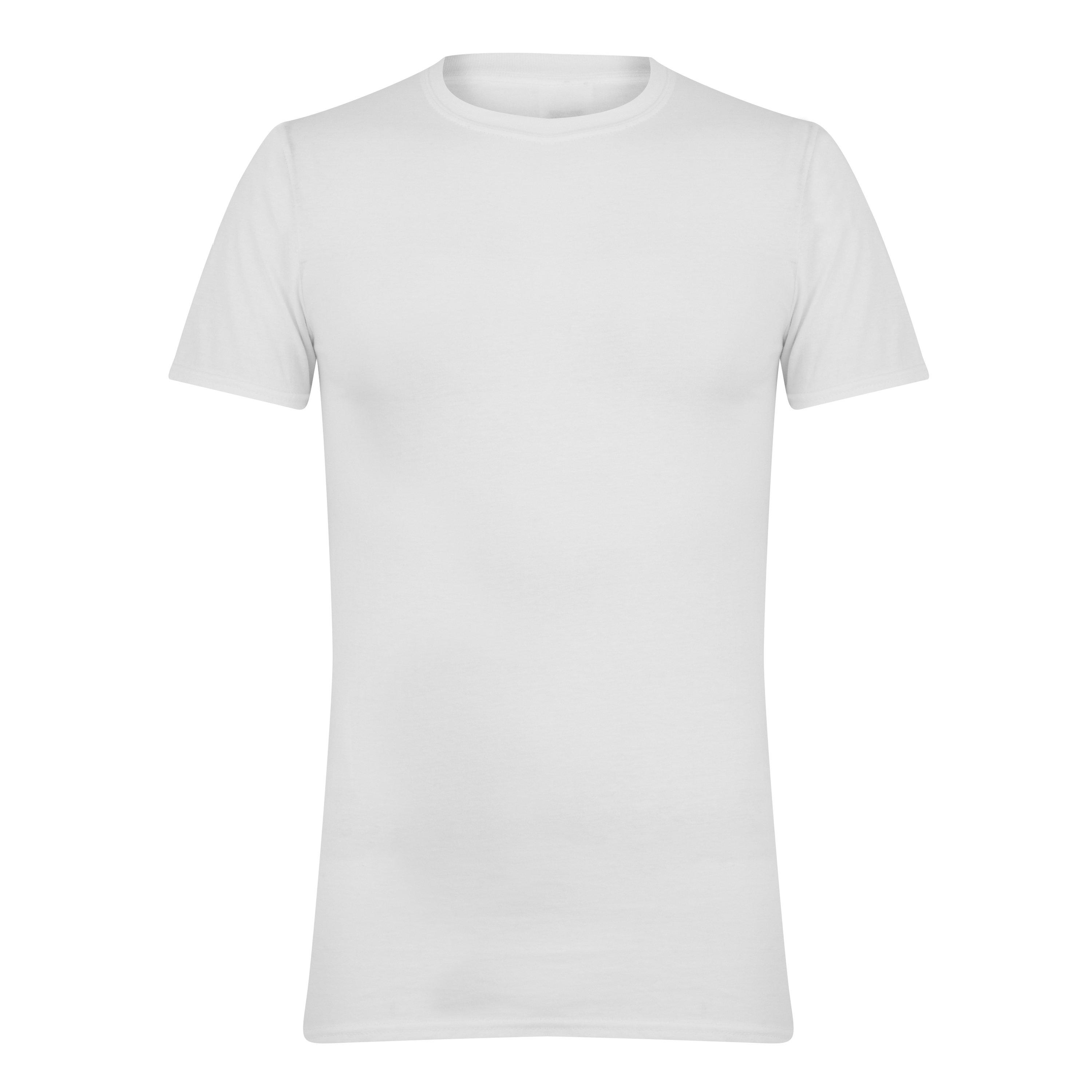 White - Sports Direct - Plain T-Shirt Adults - 1