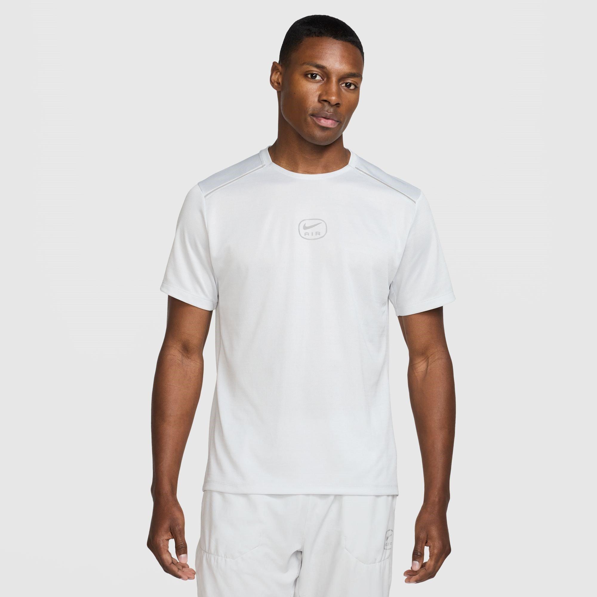 Lichtgrijs - Nike - Air Run T-Shirt Mens - 1