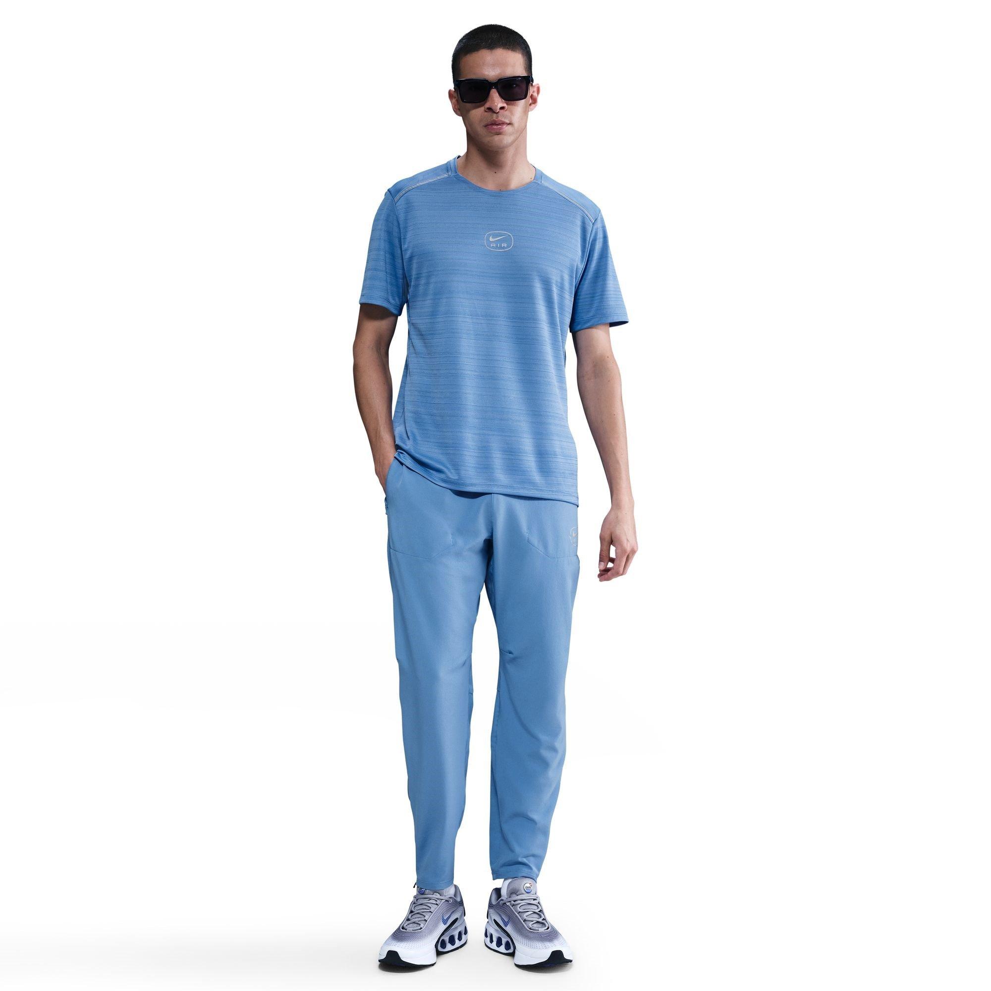 Blue - Nike - Air Run T-Shirt Mens - 3