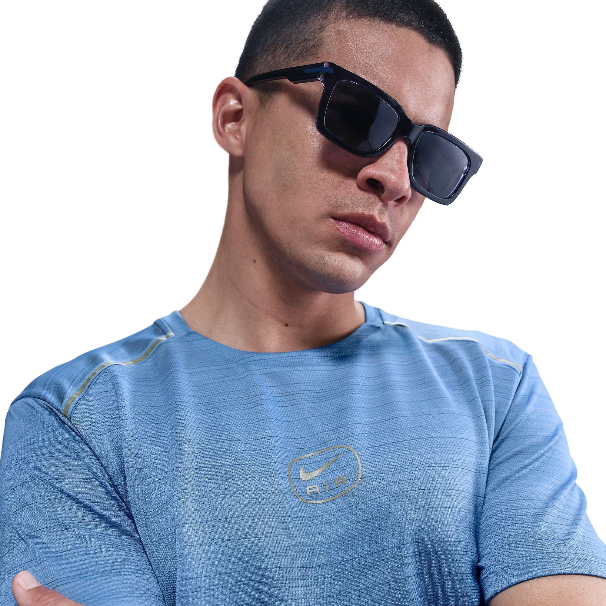 Blue - Nike - Air Run T-Shirt Mens - 5