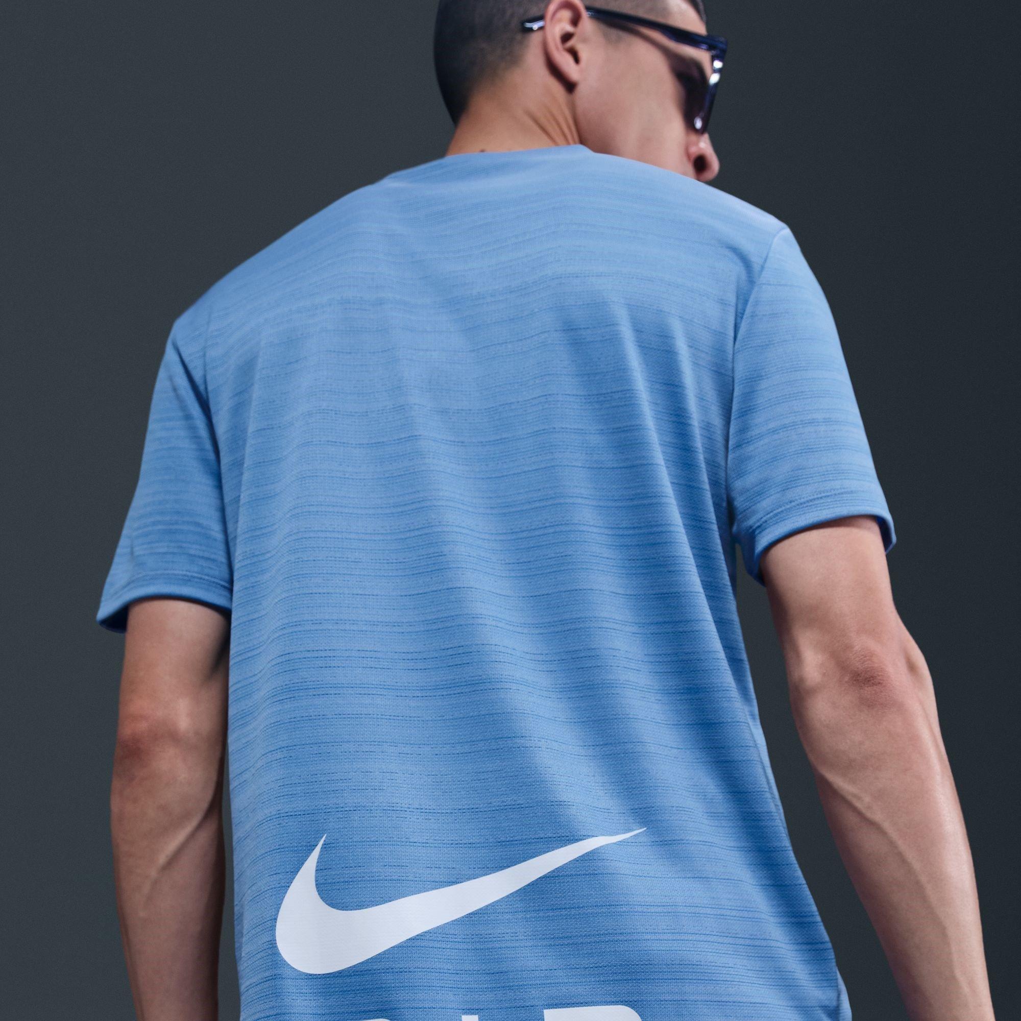 Blue - Nike - Air Run T-Shirt Mens - 9